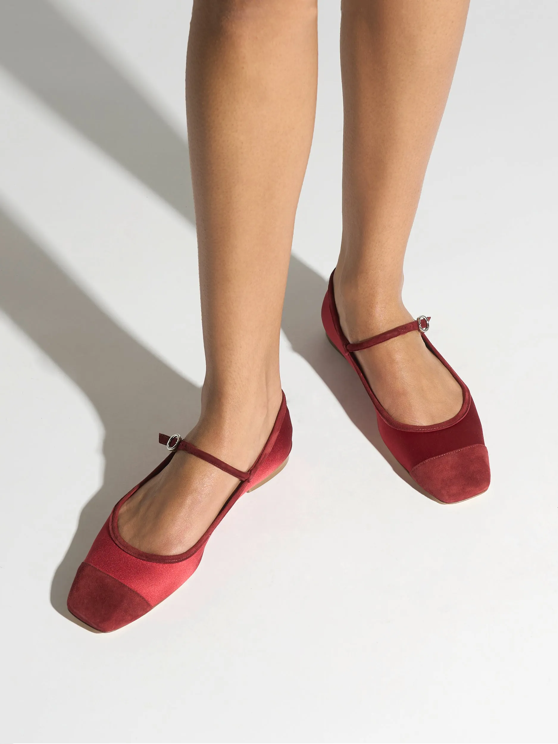 Uma Cap Satin Mary-Janes sold by Aeyde product image thumbnail 2