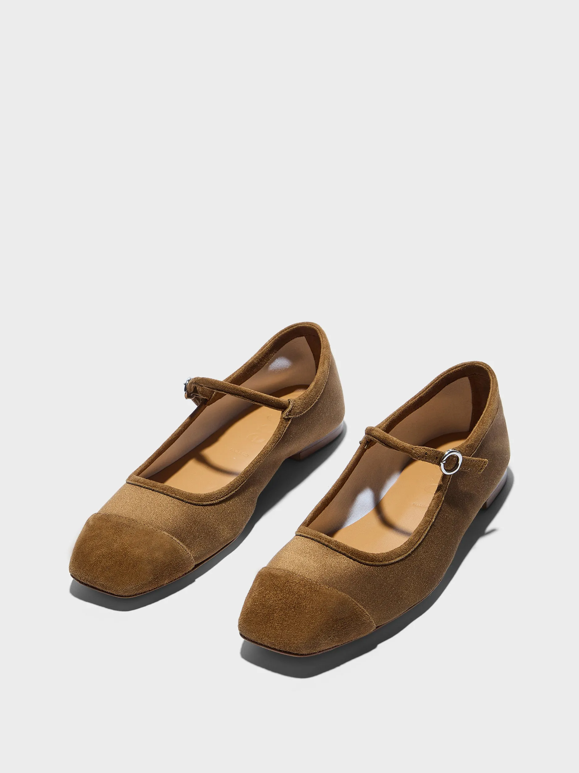 Uma Cap Satin Mary-Janes sold by Aeyde product image thumbnail 3