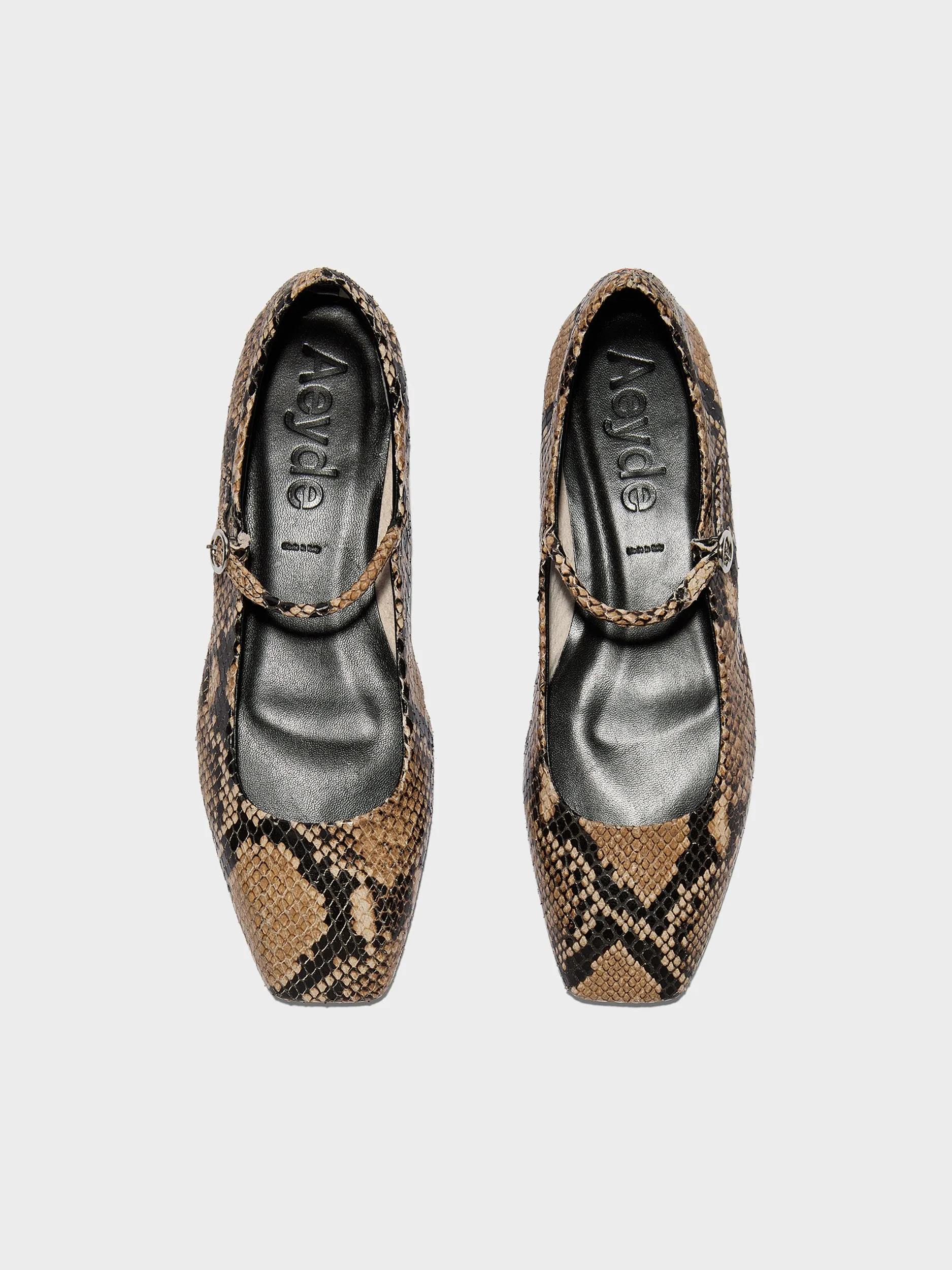Uma Snake Print Mary-Janes sold by Aeyde product image thumbnail 5