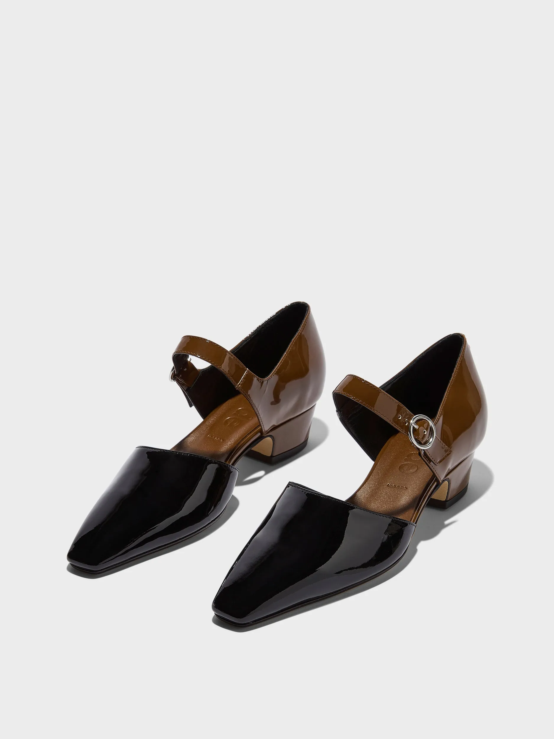 Yara Duo-Tone Mary-Jane Pumps sold by Aeyde product image thumbnail 3