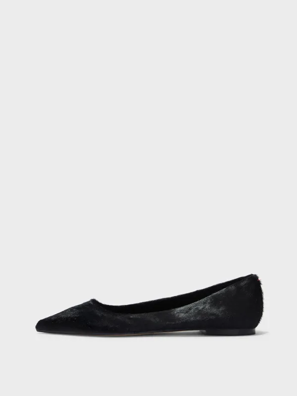 Cassy Pony Hair Ballet Flats made by Aeyde
