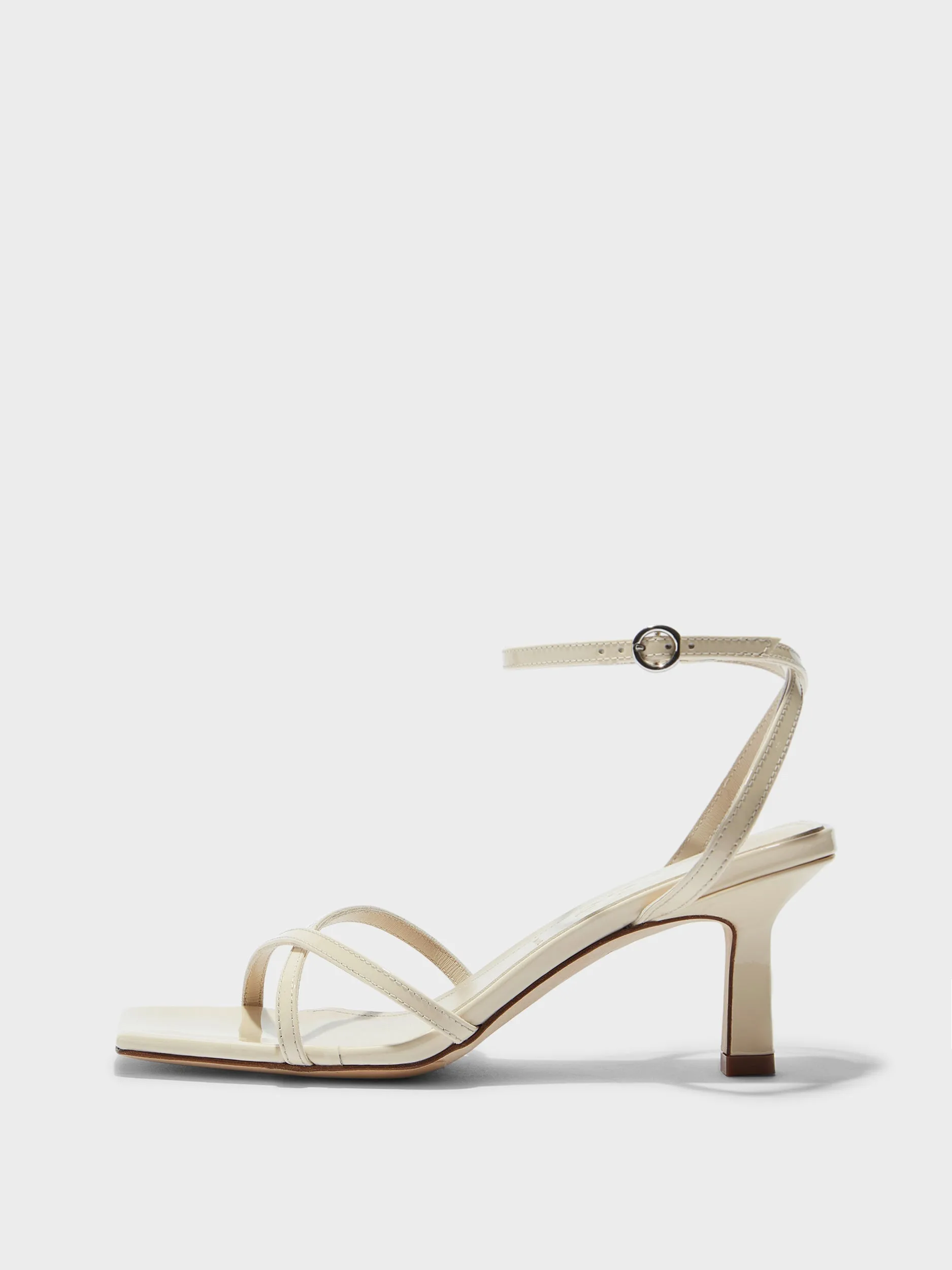 Edith Patent Leather Sandals sold by Aeyde