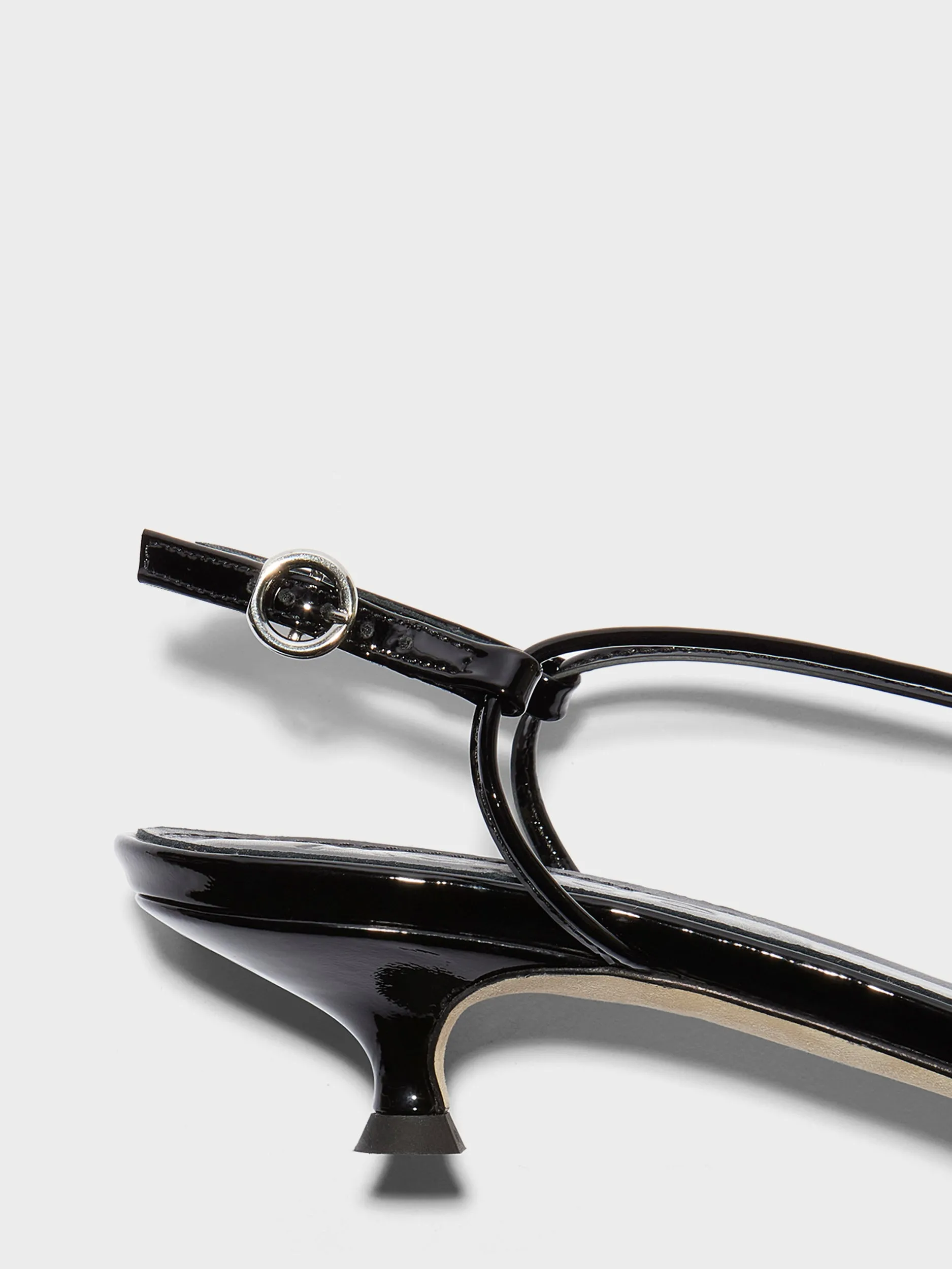 Amara Patent Leather Sandals sold by Aeyde product image thumbnail 4