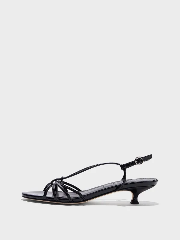 Amara Patent Leather Sandals made by Aeyde
