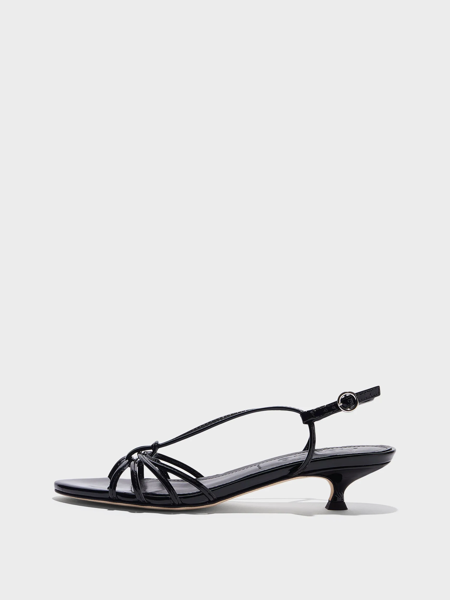 Amara Patent Leather Sandals sold by Aeyde