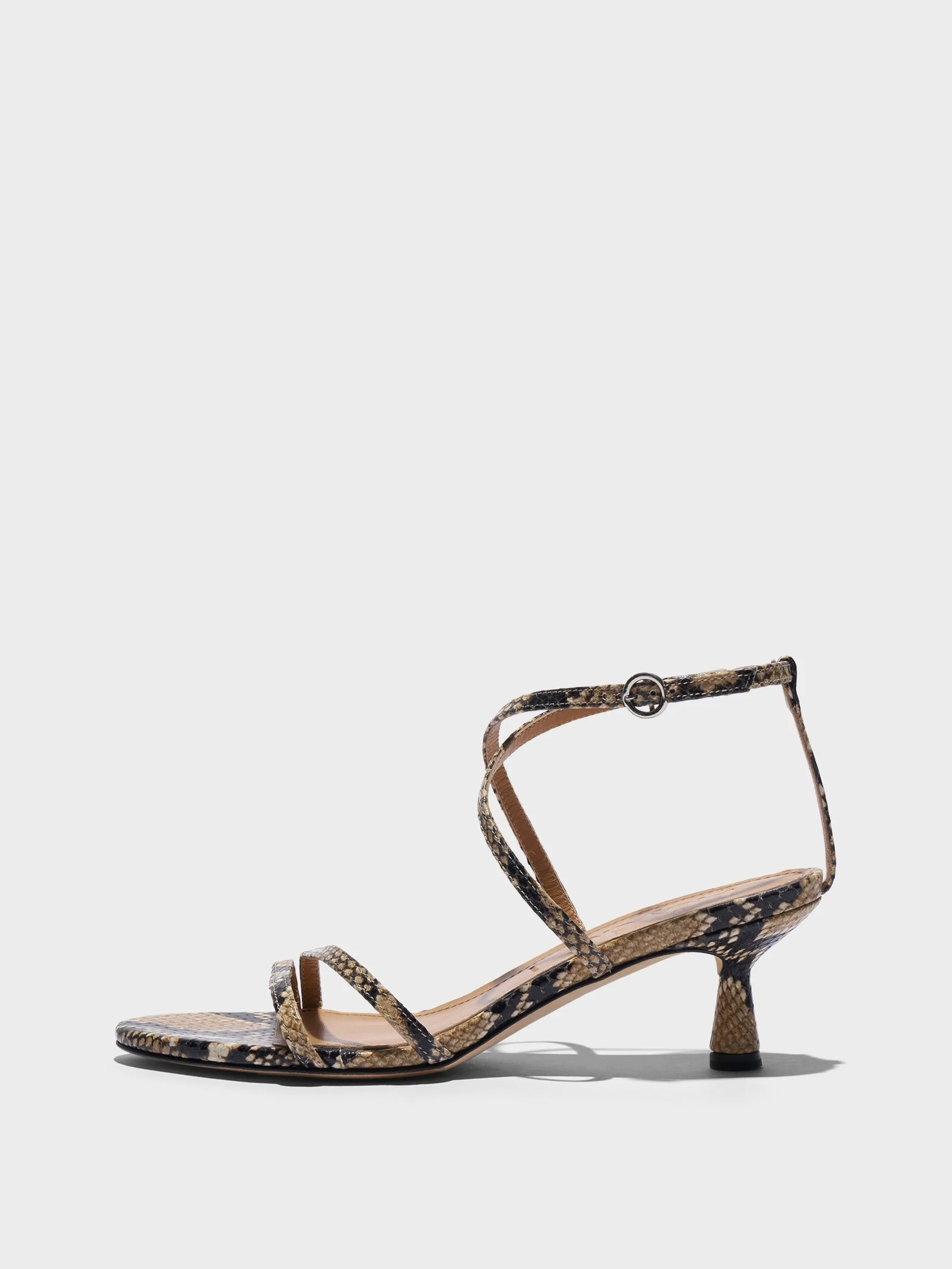 Maeve Leather Stiletto Sandals sold by Aeyde