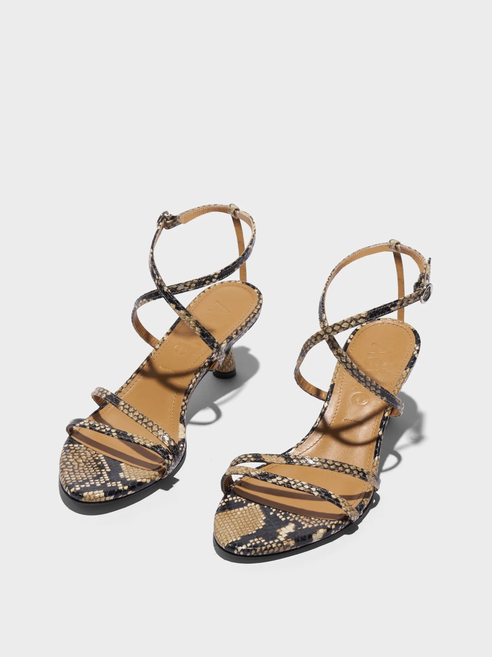 Maeve Leather Stiletto Sandals sold by Aeyde product image thumbnail 3