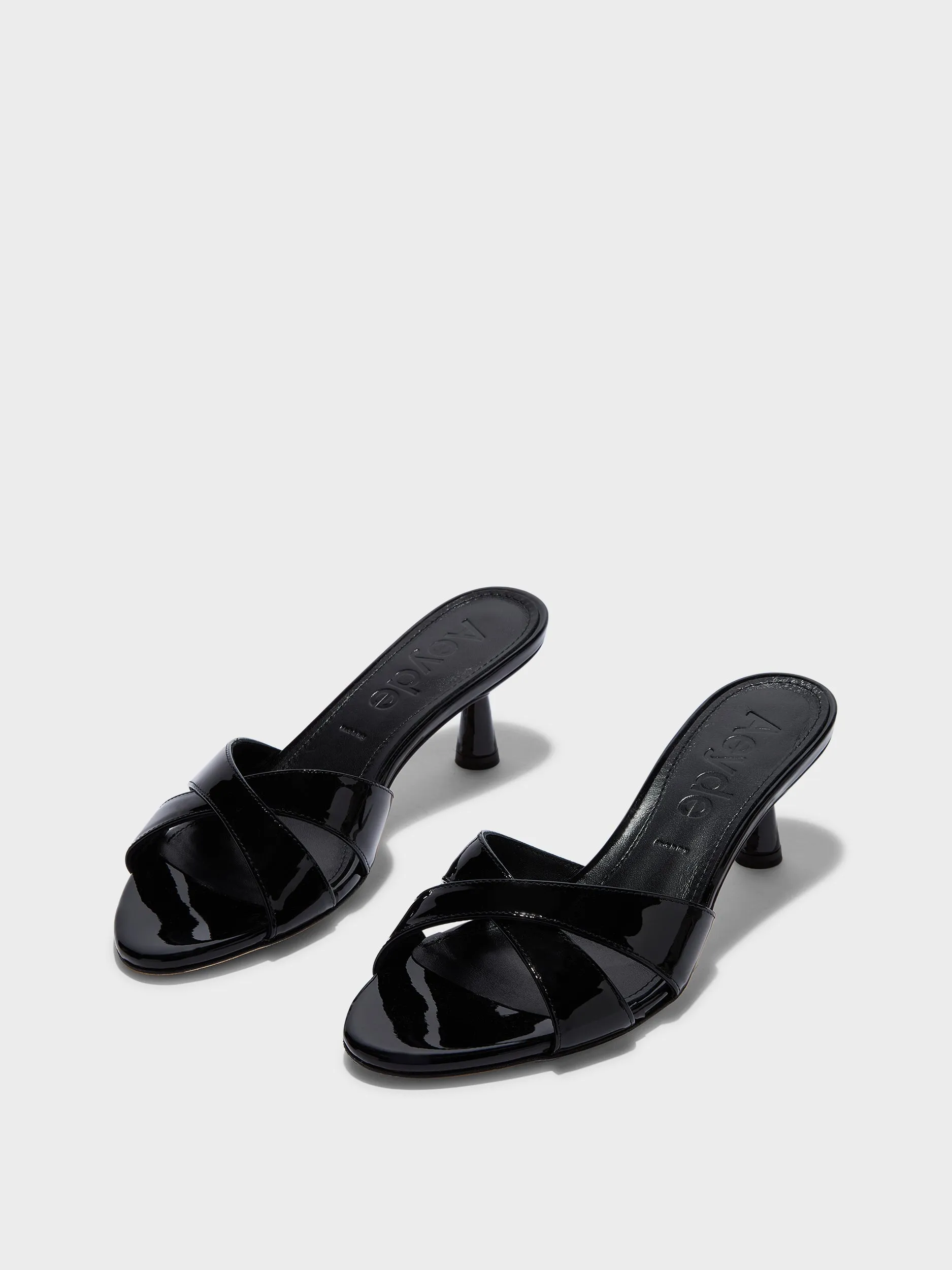 Vero Patent Leather Mules sold by Aeyde product image thumbnail 3