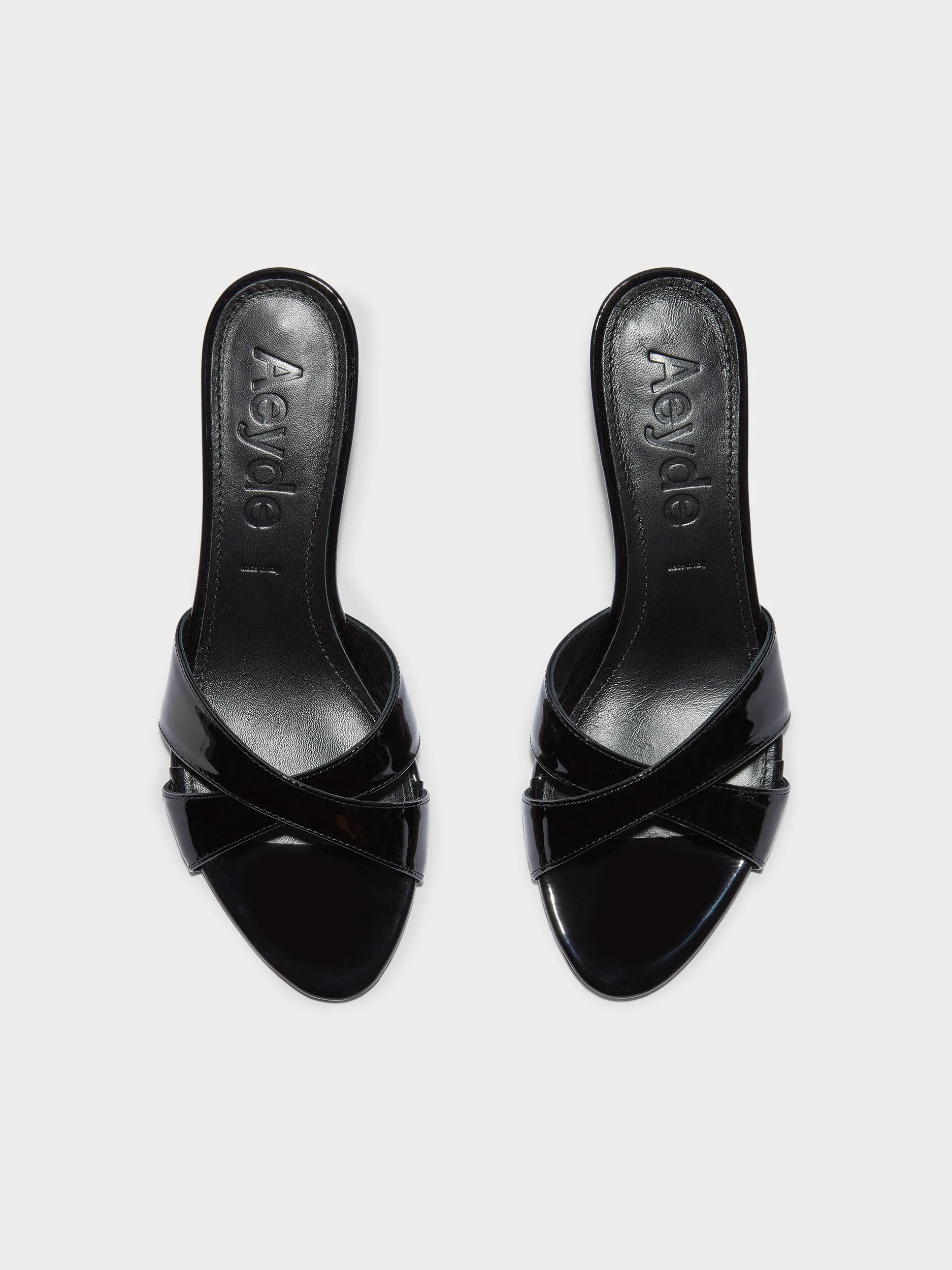 Vero Patent Leather Mules sold by Aeyde product image thumbnail 5