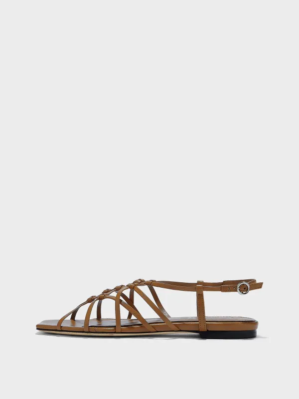 Anisa Leather Sandals made by Aeyde