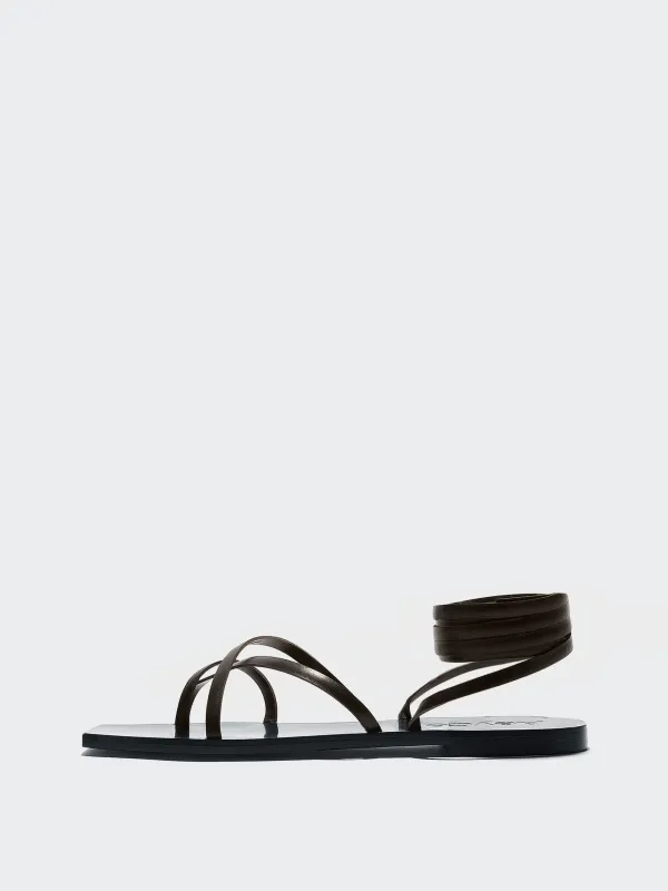 Norah Leather Sandals made by Aeyde