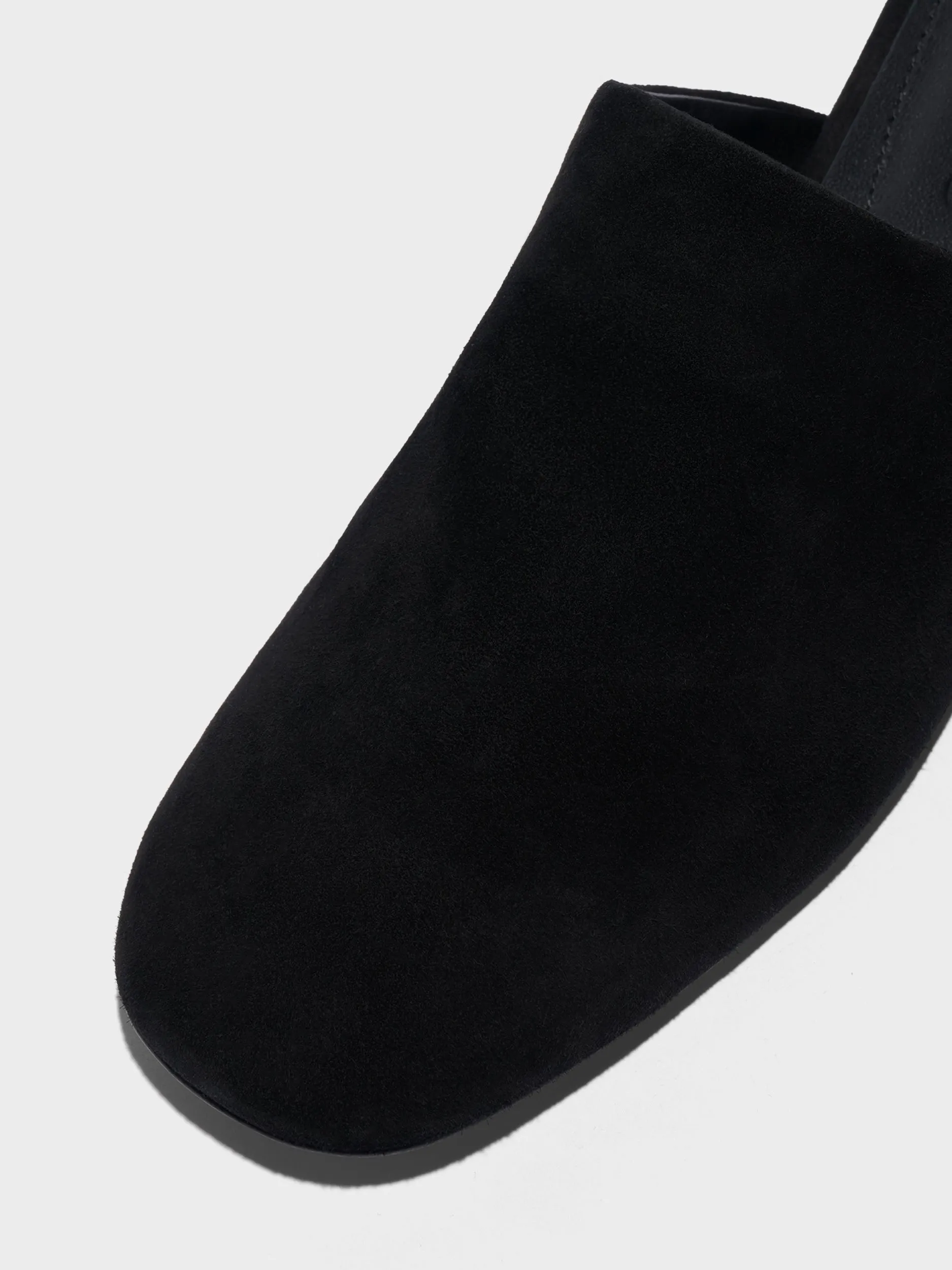 Rega Suede Round-Toe Mules sold by Aeyde product image thumbnail 4