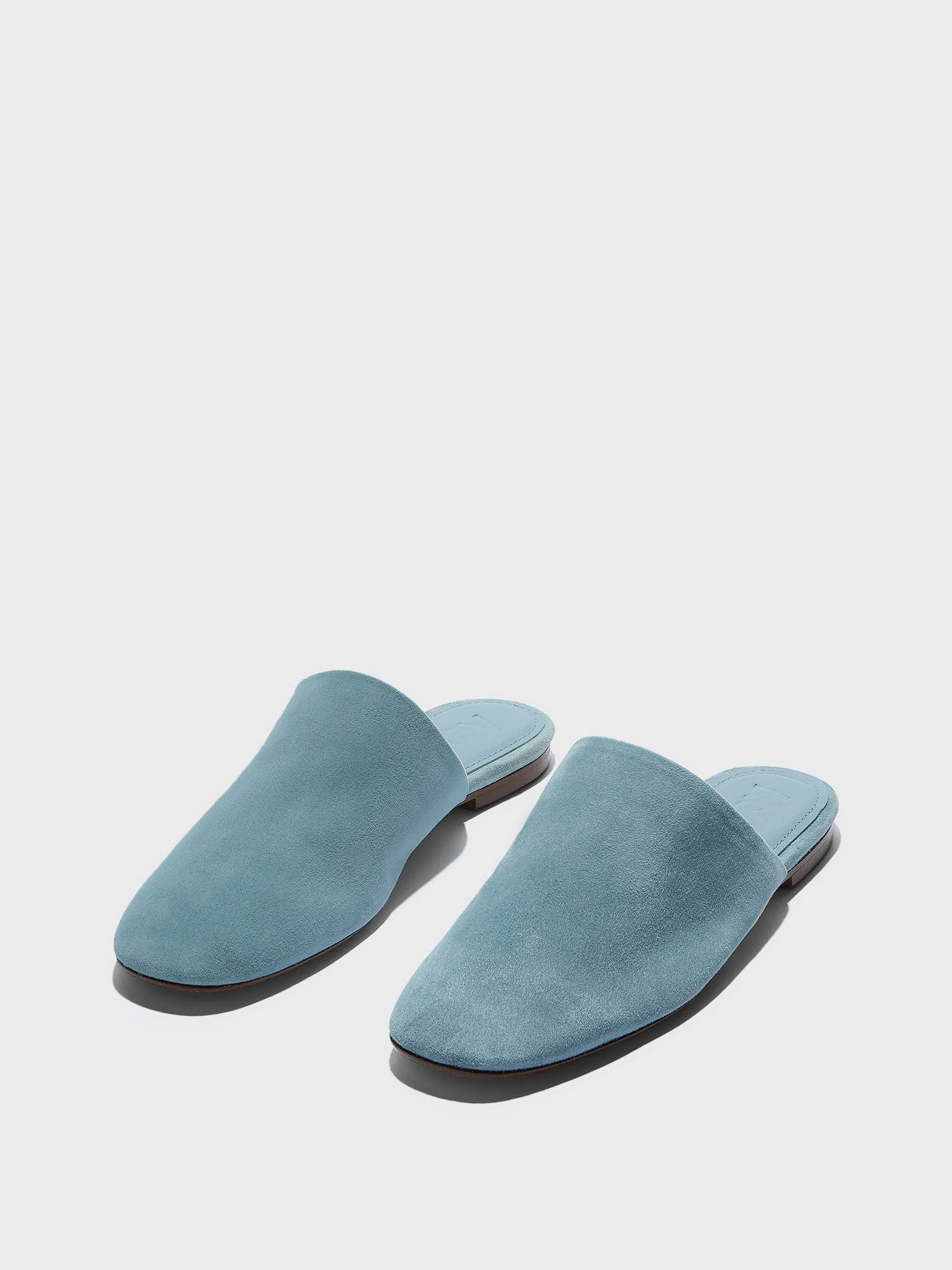 Rega Suede Round-Toe Mules sold by Aeyde product image thumbnail 3