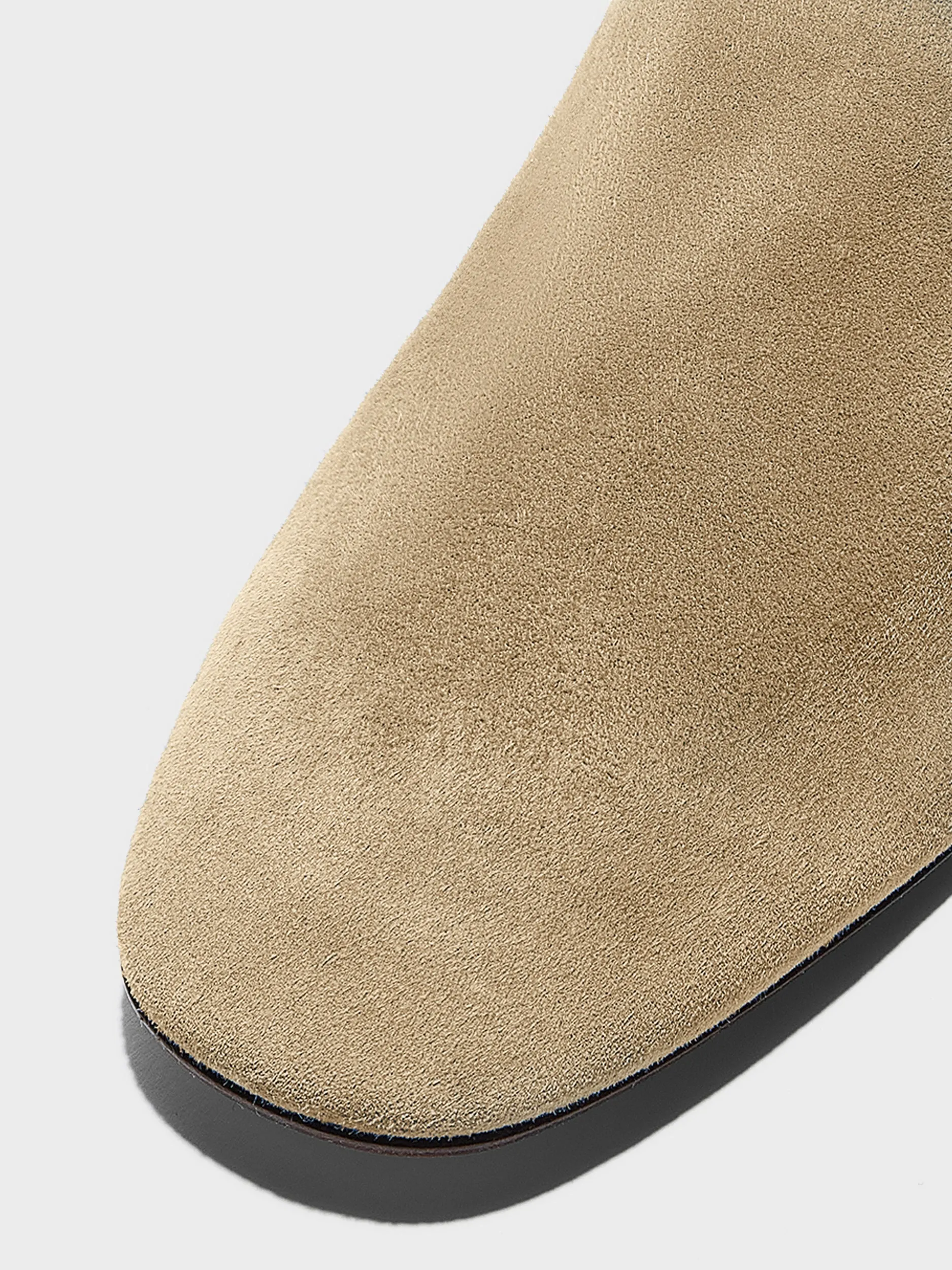 Rega Suede Round-Toe Mules sold by Aeyde product image thumbnail 4