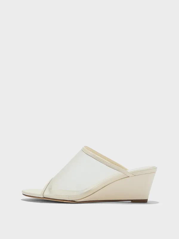 Suzanne Mesh Wedge Sandals made by Aeyde