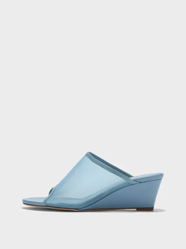 Suzanne Mesh Wedge Sandals made by Aeyde