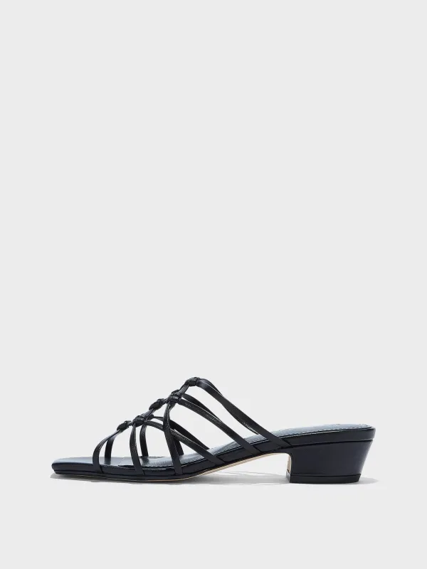 Talha Square-Toe Sandals made by Aeyde
