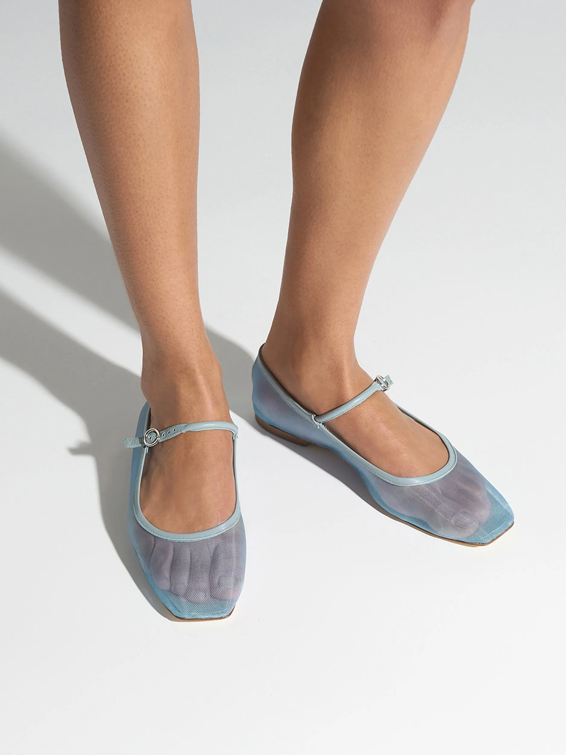 Uma Mesh Mary-Jane Flats sold by Aeyde product image thumbnail 2