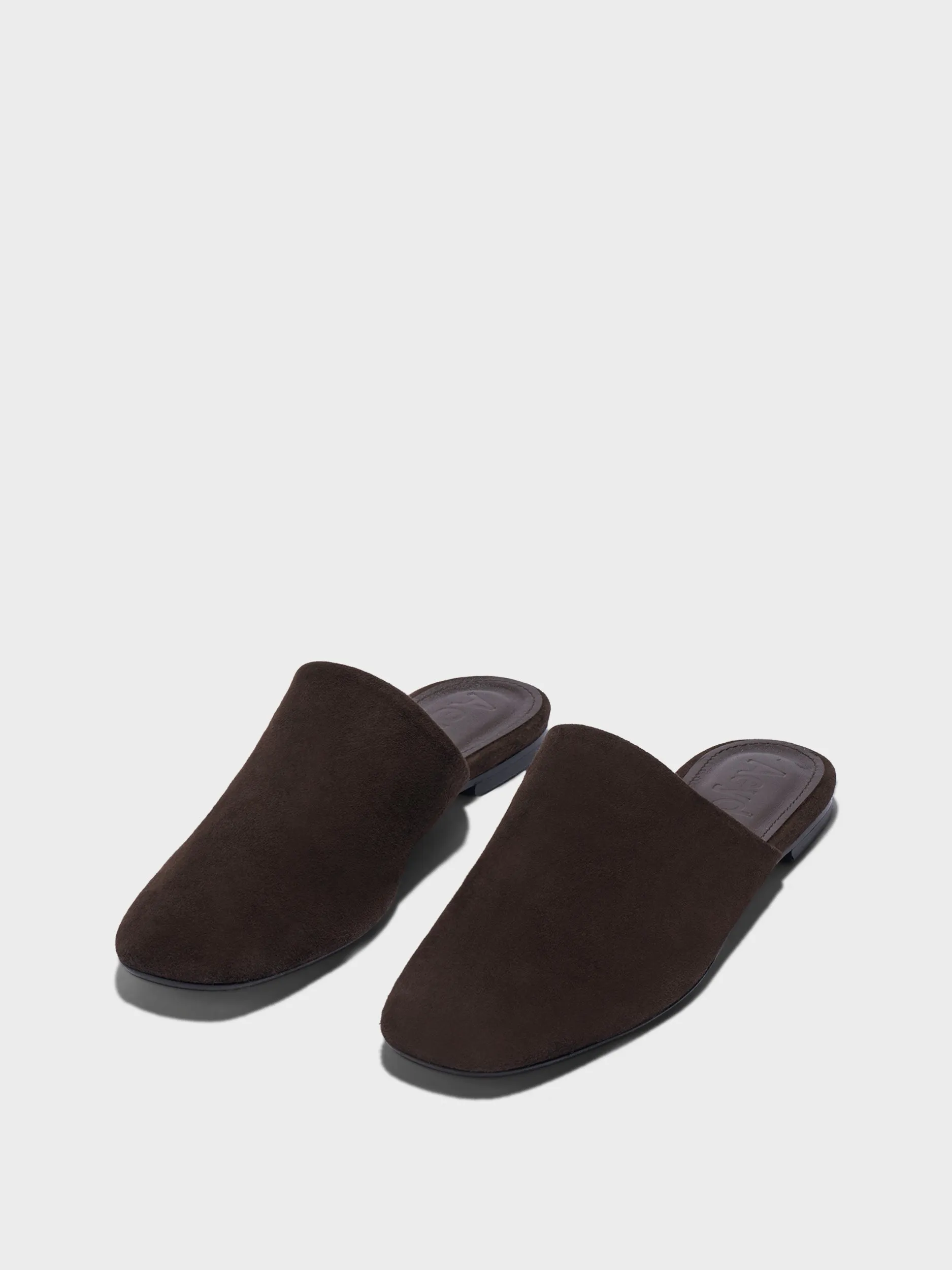 Rega Suede Round-Toe Mules sold by Aeyde product image thumbnail 3