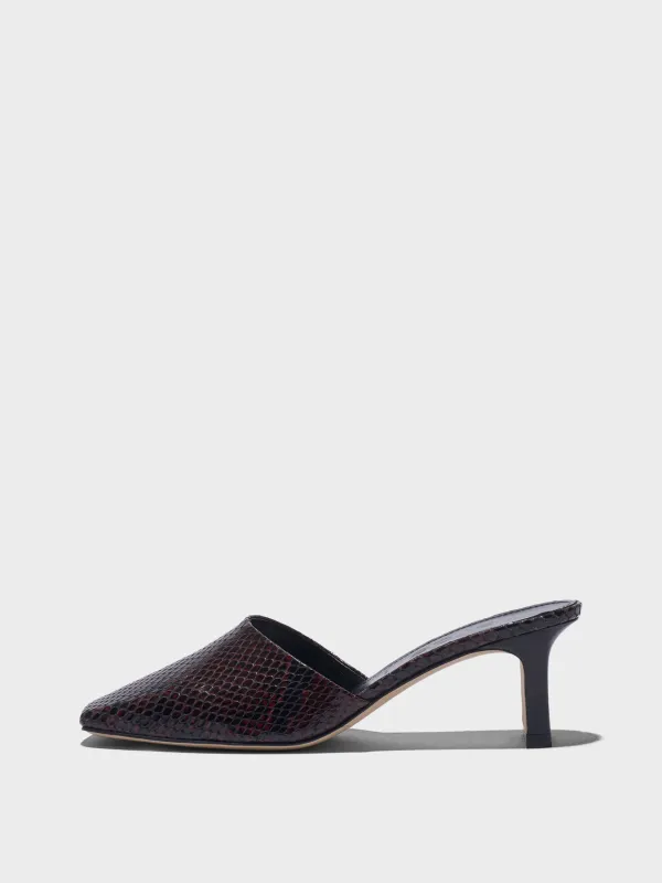 Blithe Square-Toe Mules made by Aeyde