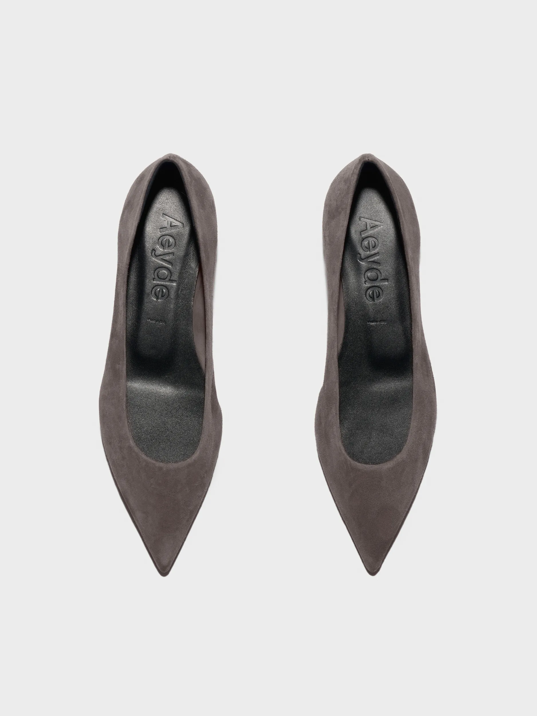 Cassy Pointed-Toe Suede Flats sold by Aeyde product image thumbnail 3