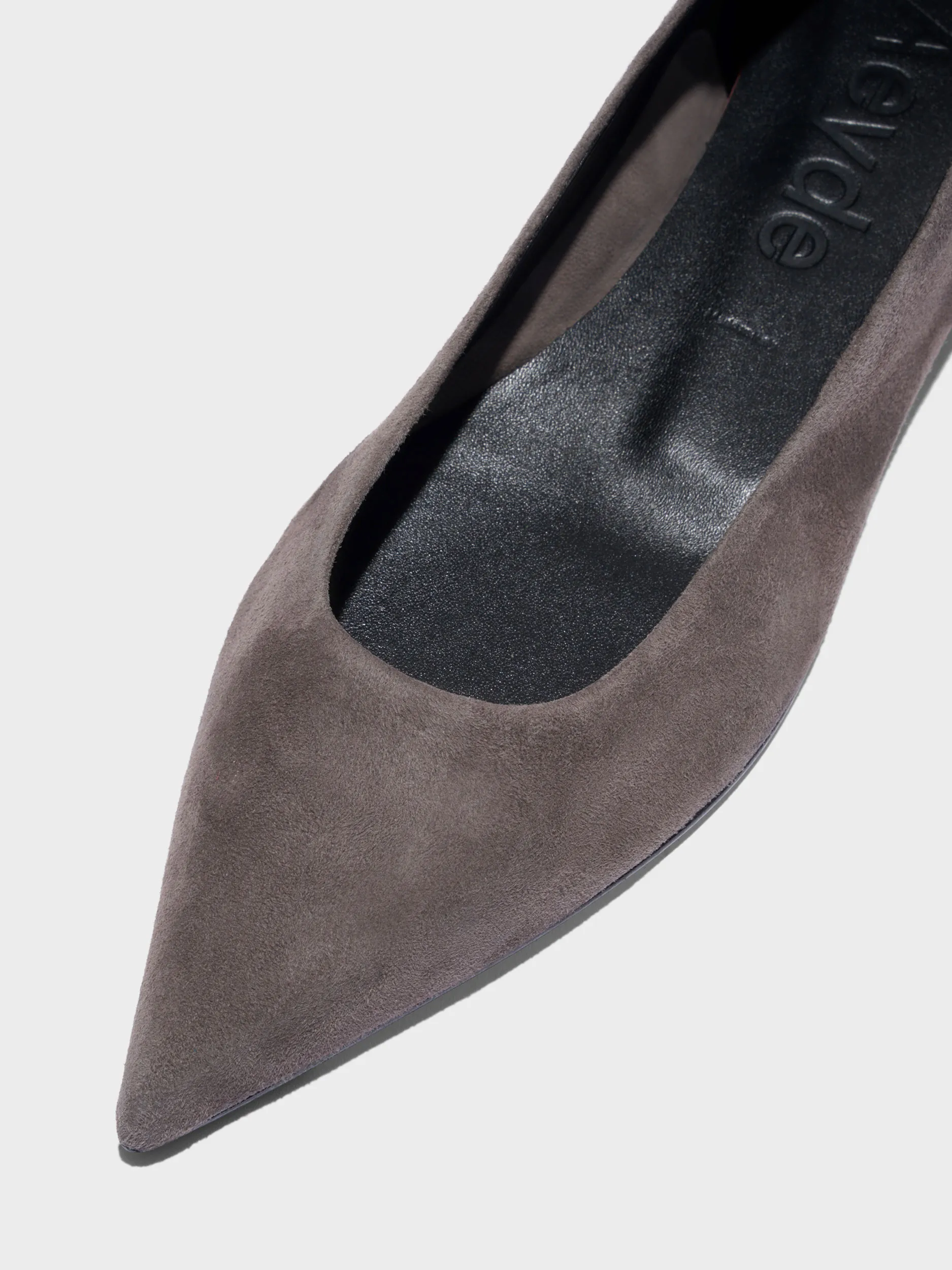 Cassy Pointed-Toe Suede Flats sold by Aeyde product image thumbnail 4