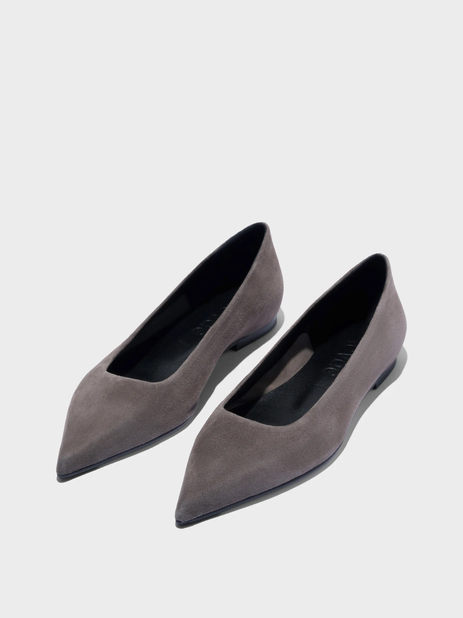 Cassy Pointed-Toe Suede Flats sold by Aeyde product image thumbnail 2