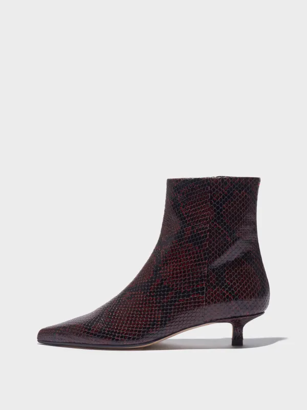 Sofie Leather Ankle Boots made by Aeyde