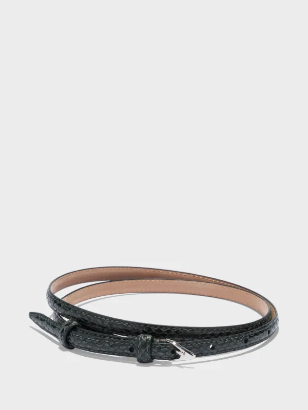 Alvy Leather Belt made by Aeyde