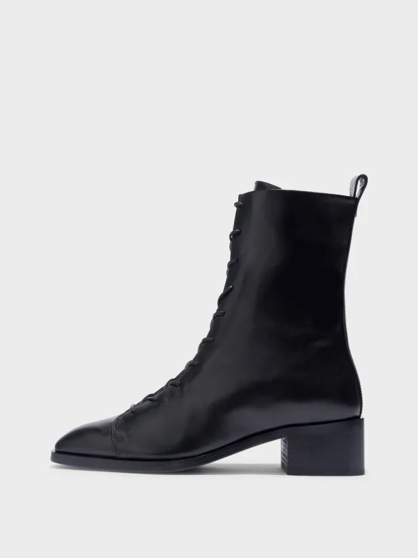 Noel Leather Ankle Boots made by Aeyde