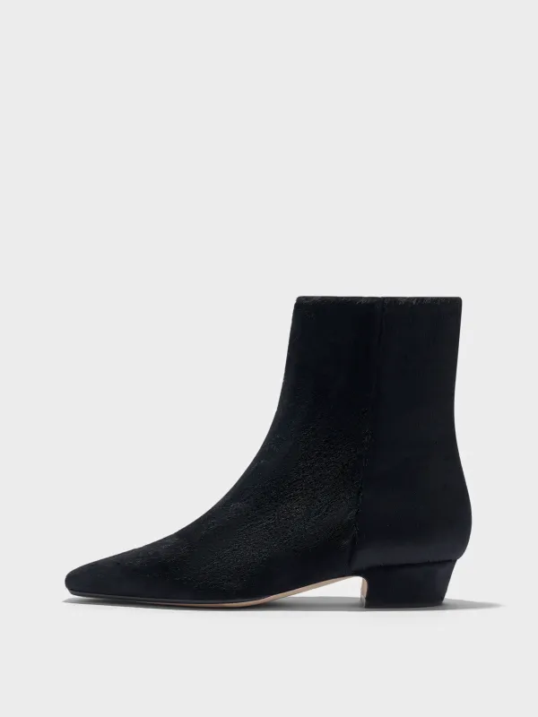 Lilia Pony Hair Ankle Boots made by Aeyde
