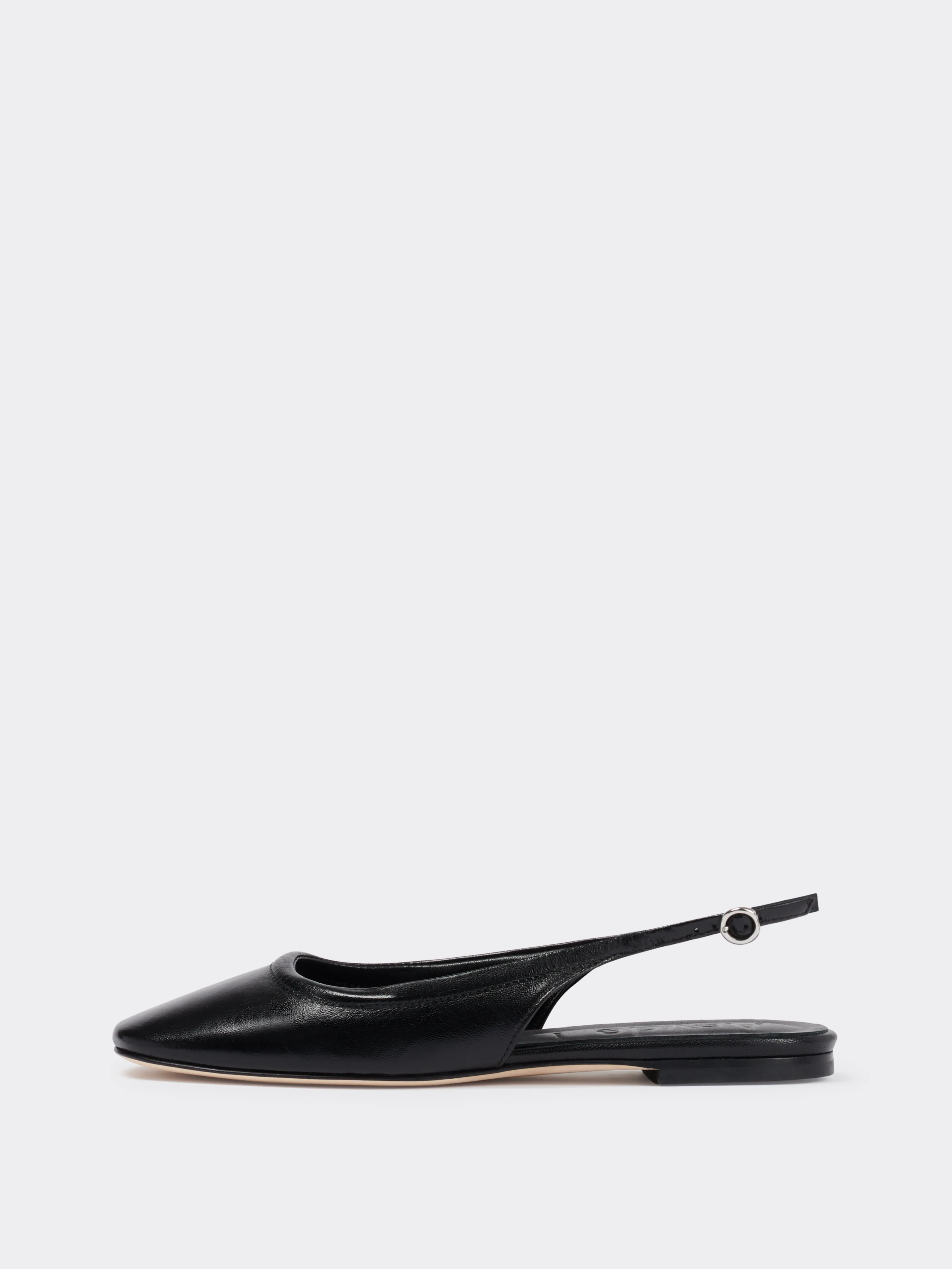 Dani Leather Slingback Flats sold by Aeyde
