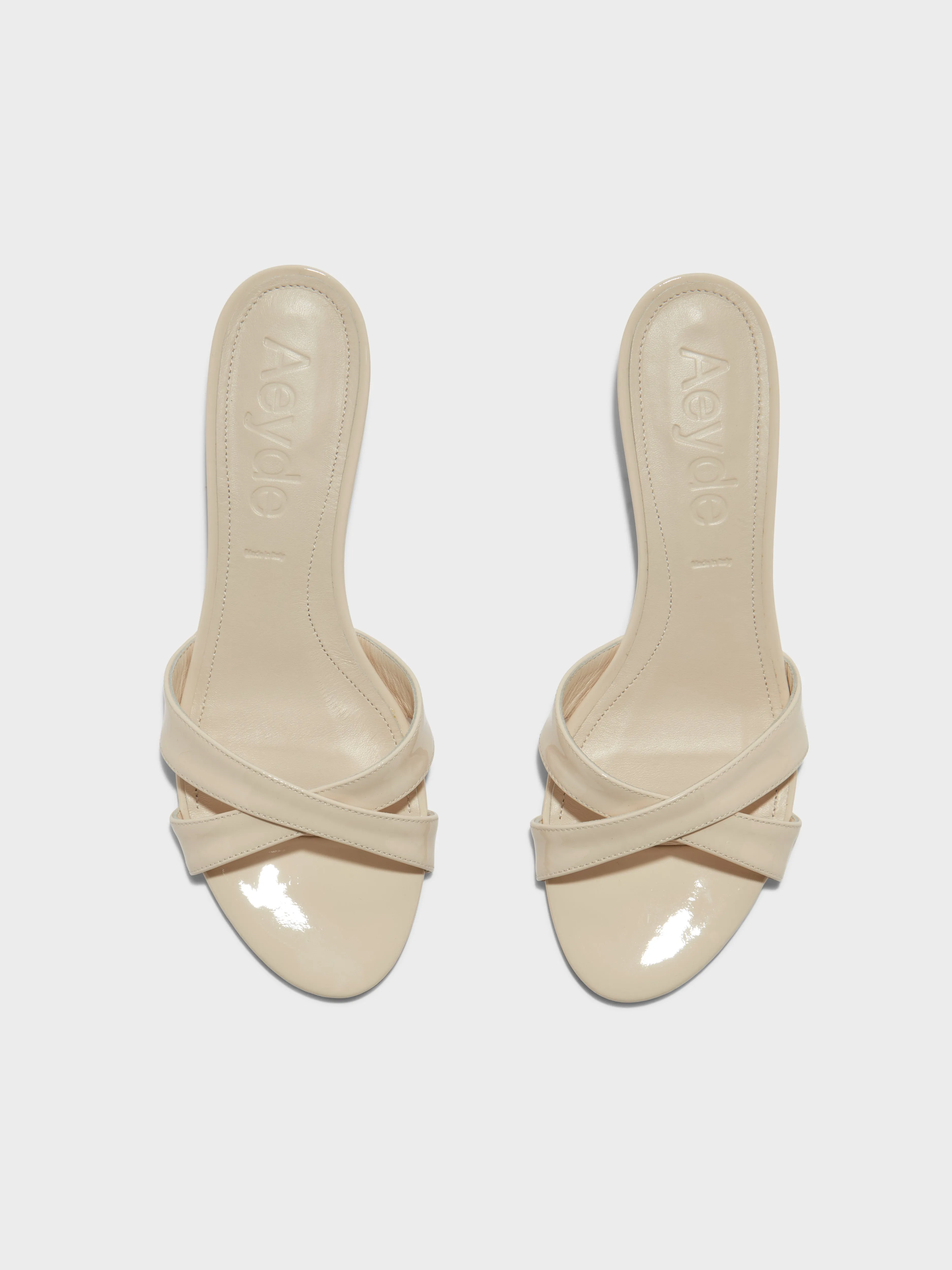 Stina Leather Kitten-Heel Sandals sold by Aeyde product image thumbnail 5