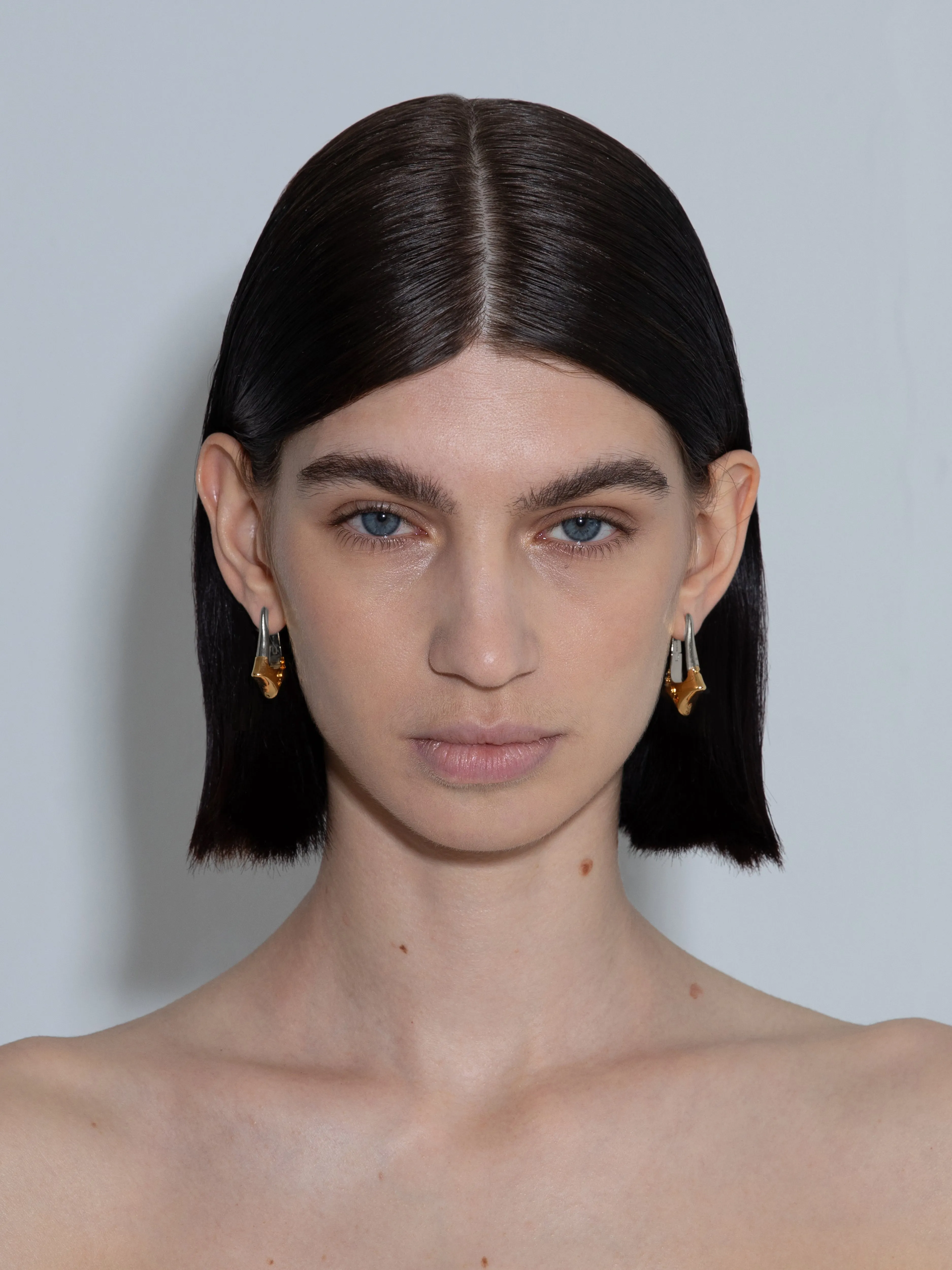 Delilah Palladium and 18kt Gold-Plated Earrings sold by Aeyde product image thumbnail 4