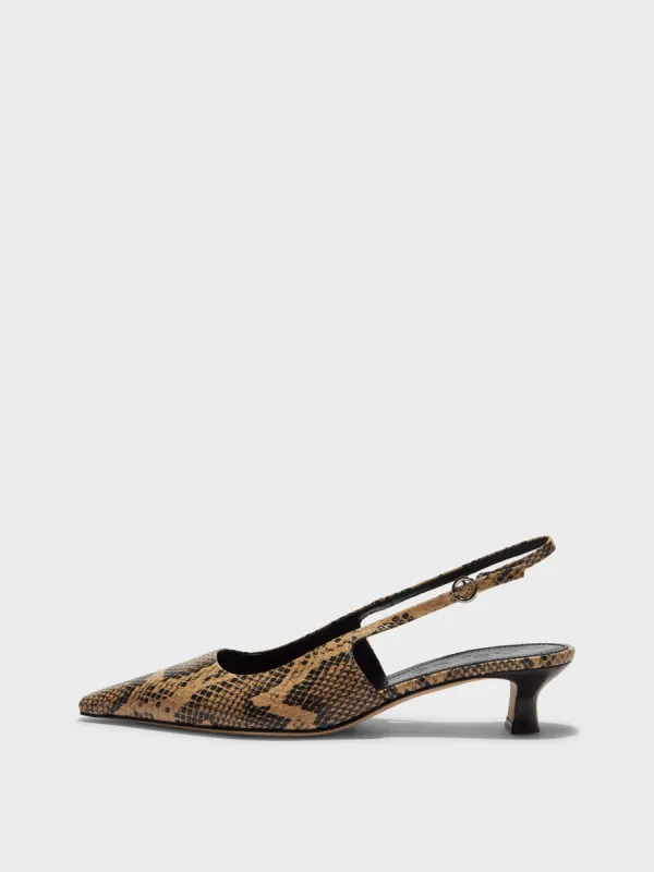 Catrina Leather Slingback Pumps sold by Aeyde