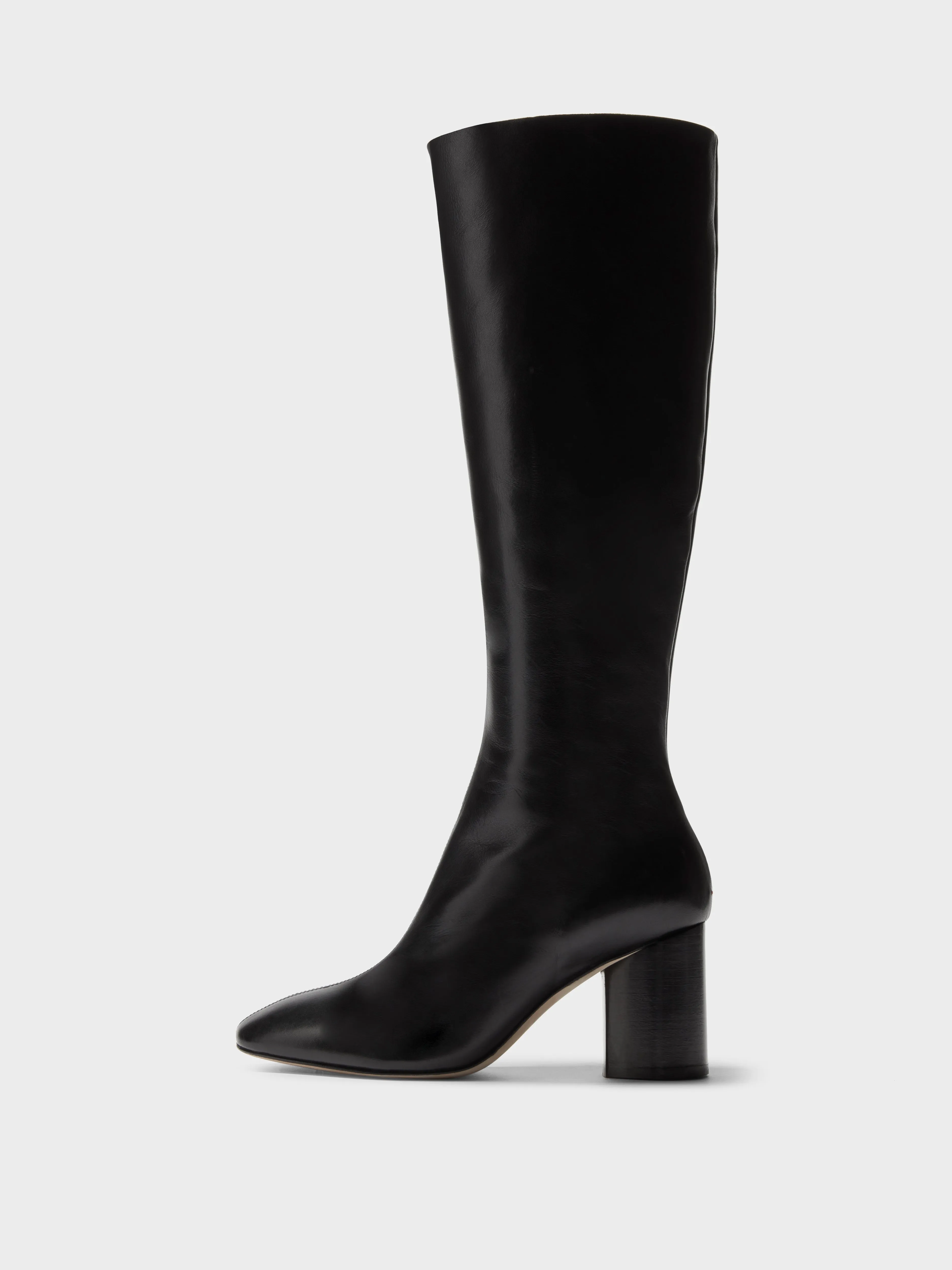 Ariana Leather Knee-High Boots sold by Aeyde