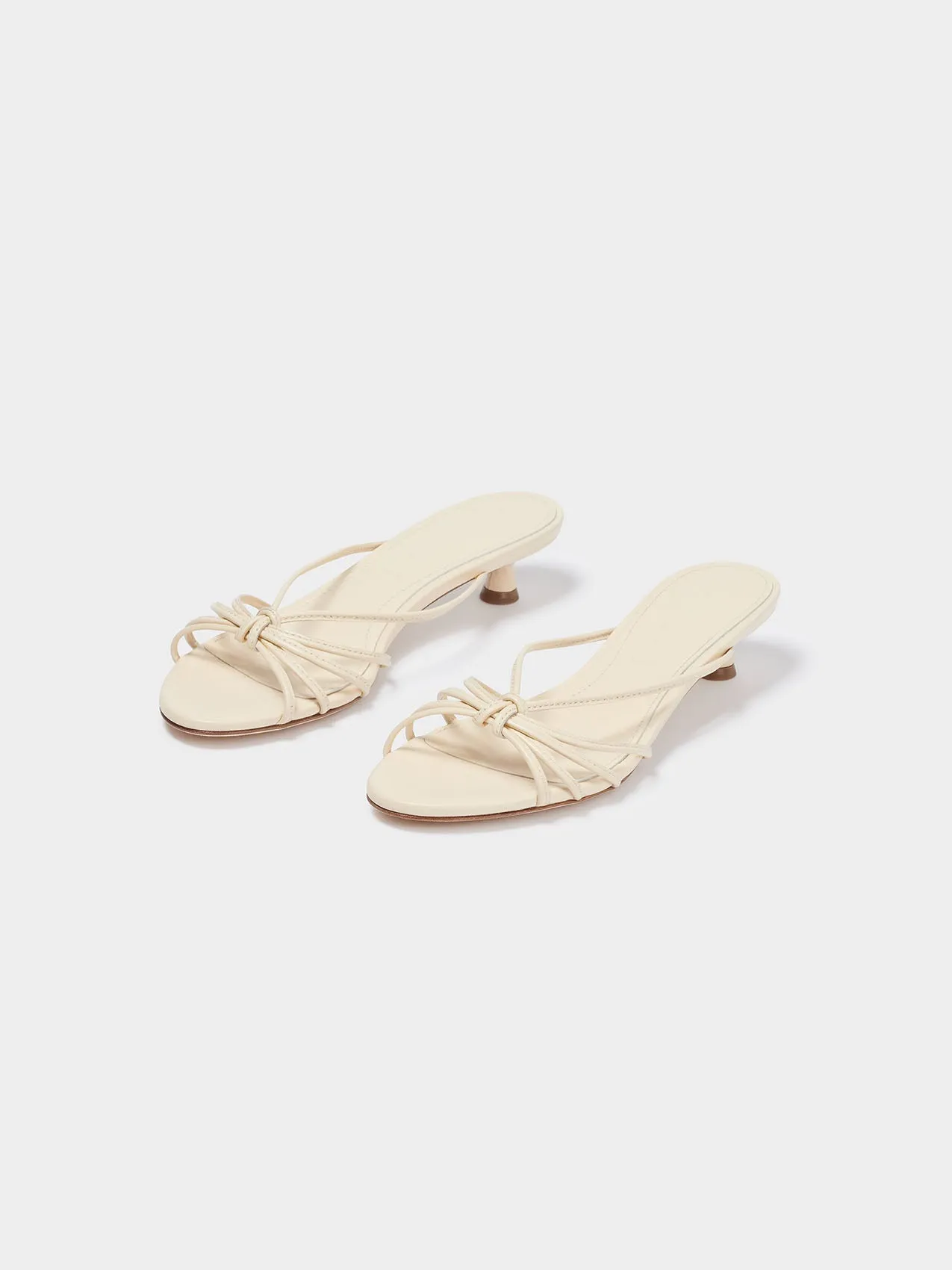 Milla Leather Kitten-Heel Sandals sold by Aeyde product image thumbnail 2