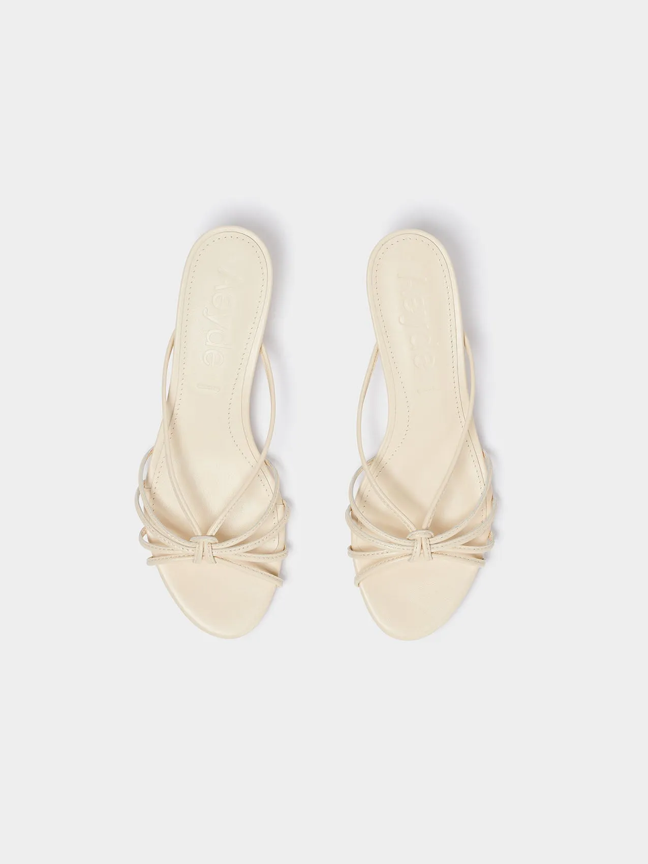 Milla Leather Kitten-Heel Sandals sold by Aeyde product image thumbnail 4