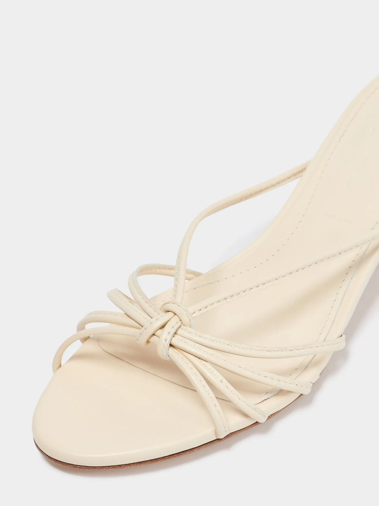 Milla Leather Kitten-Heel Sandals sold by Aeyde product image thumbnail 3