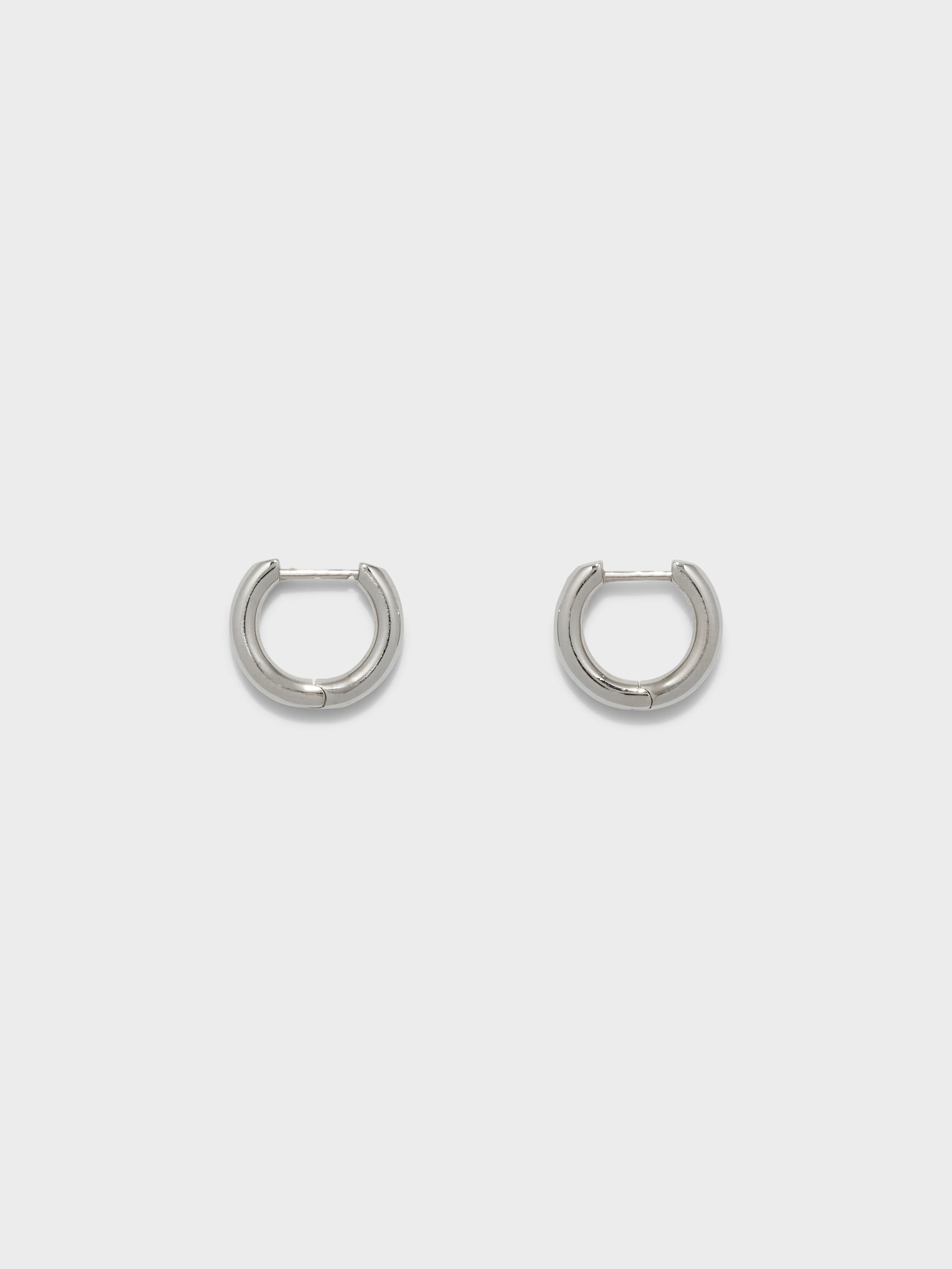 Elliot Palladium-Plated Hoop Earrings sold by Aeyde