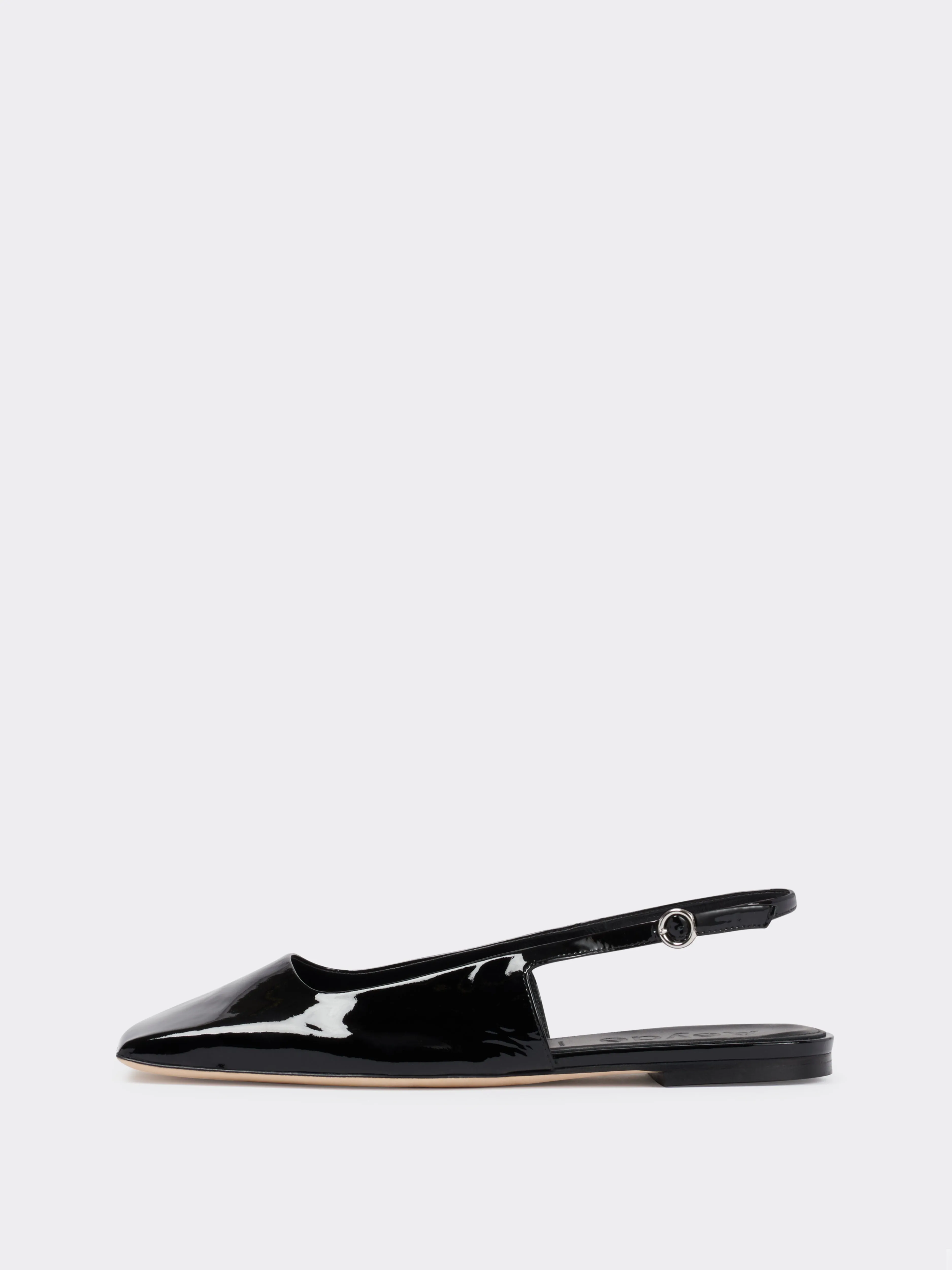 Liya Leather Slingback Flats sold by Aeyde