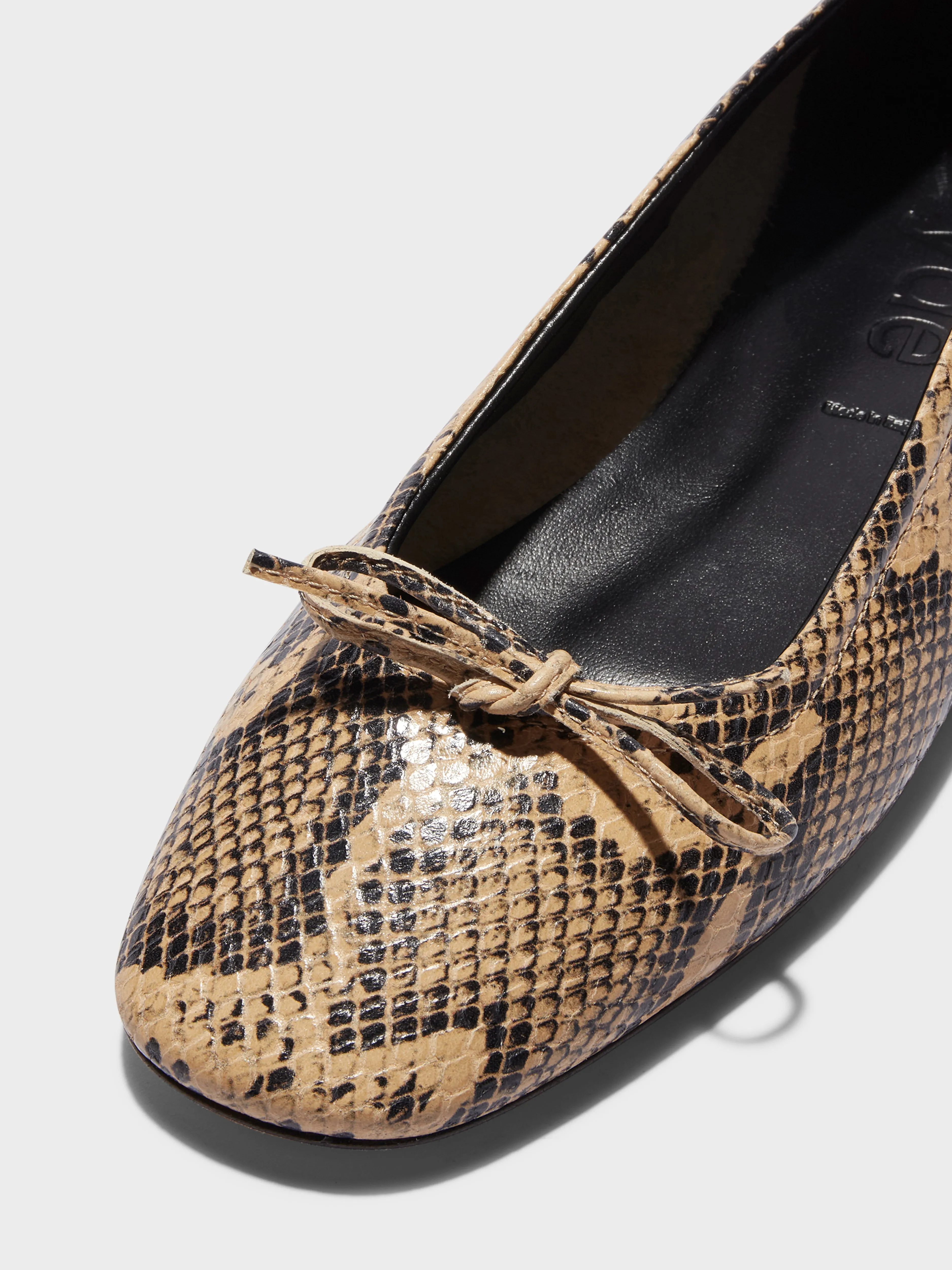 Delfina Leather Ballet Flats sold by Aeyde product image thumbnail 3