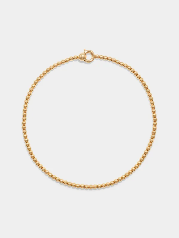 Syd Ball Chain 18kt Gold-Plated Necklace made by Aeyde