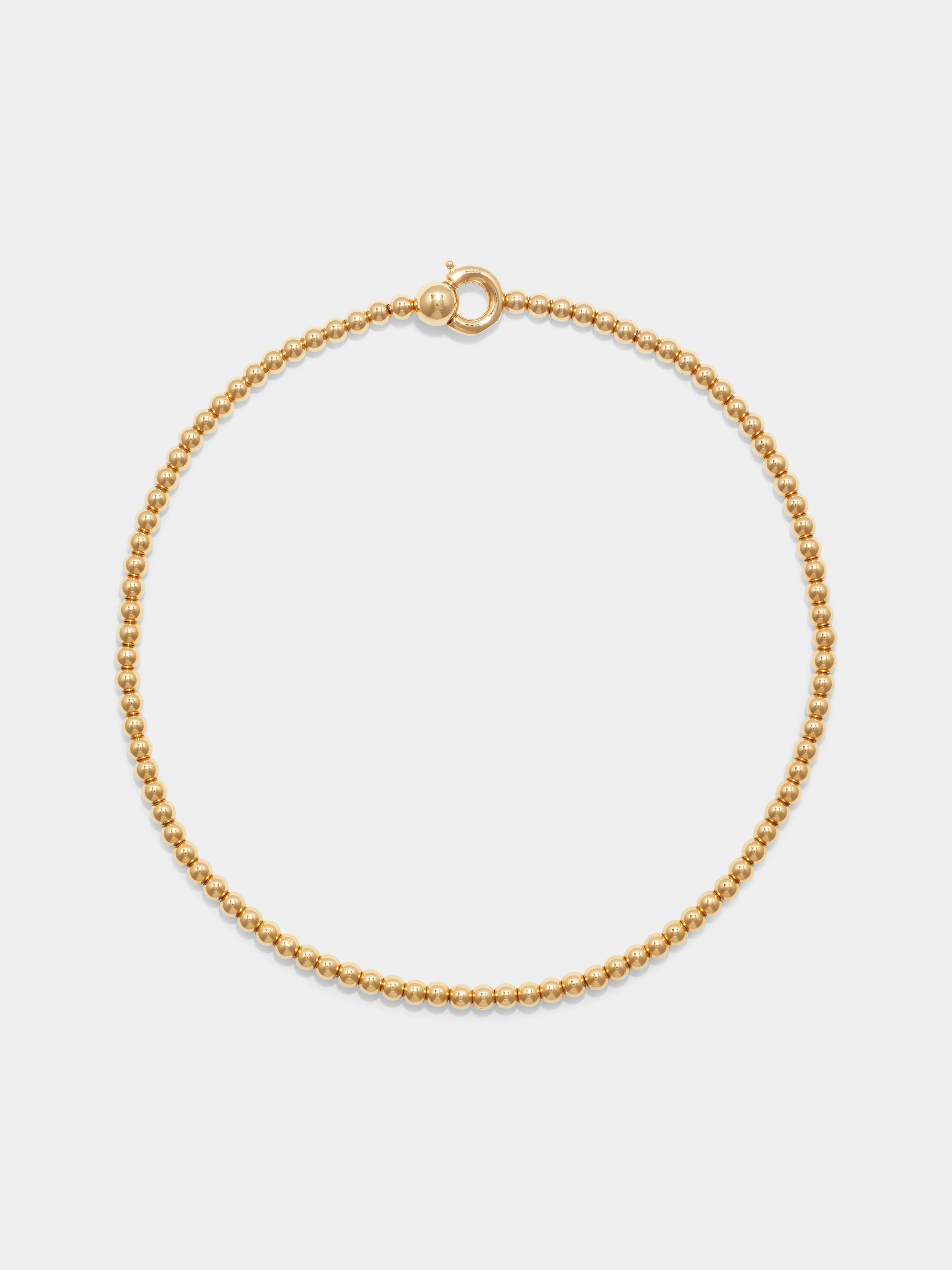 Syd Ball Chain 18kt Gold-Plated Necklace sold by Aeyde
