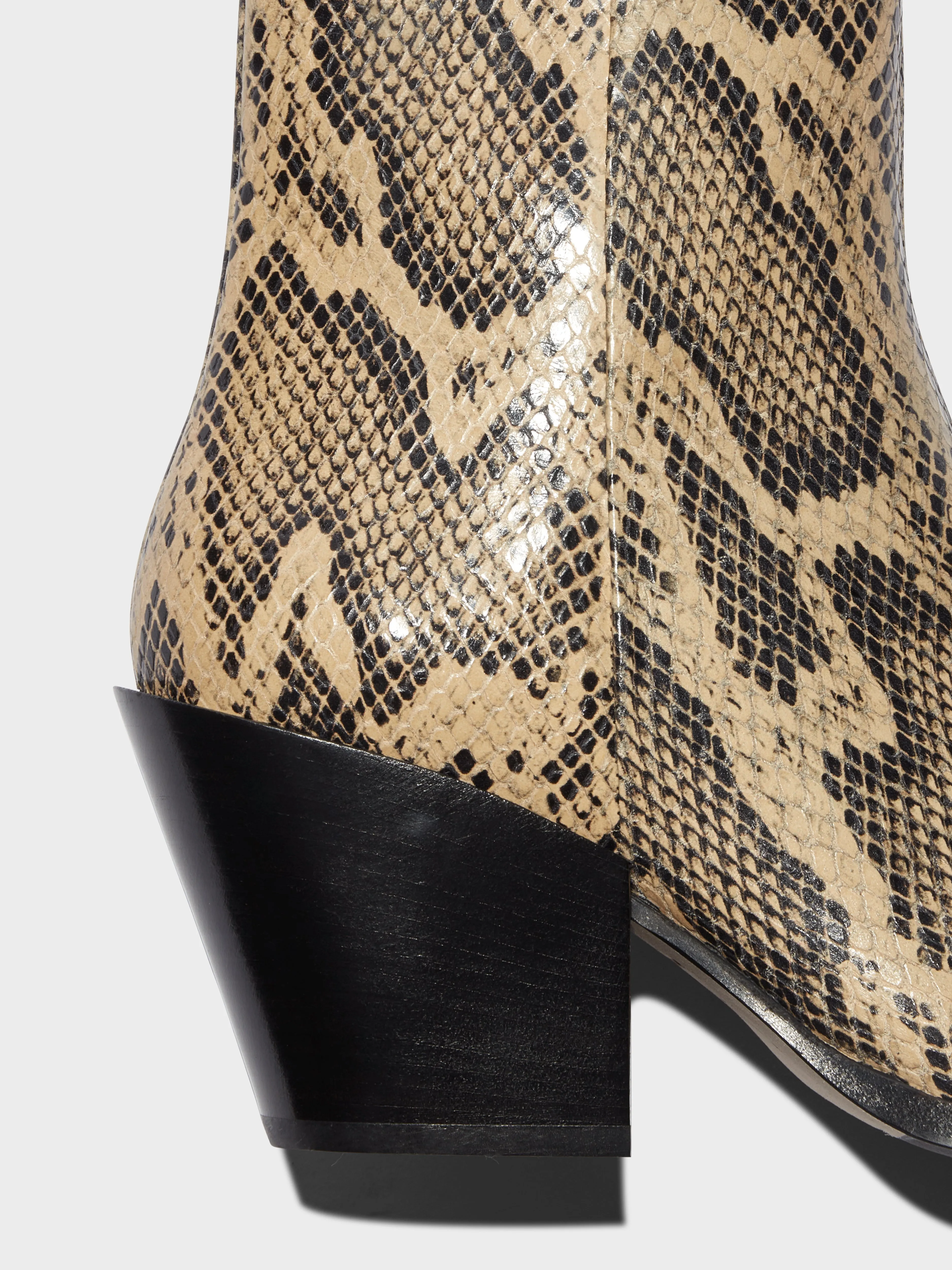 Kara Leather Cowboy Ankle Boots sold by Aeyde product image thumbnail 4