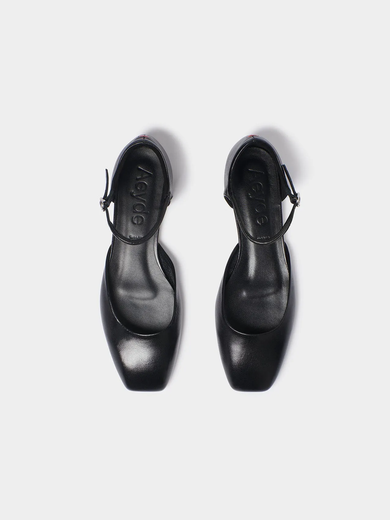 Miri Leather Mary-Jane Flats sold by Aeyde product image thumbnail 4