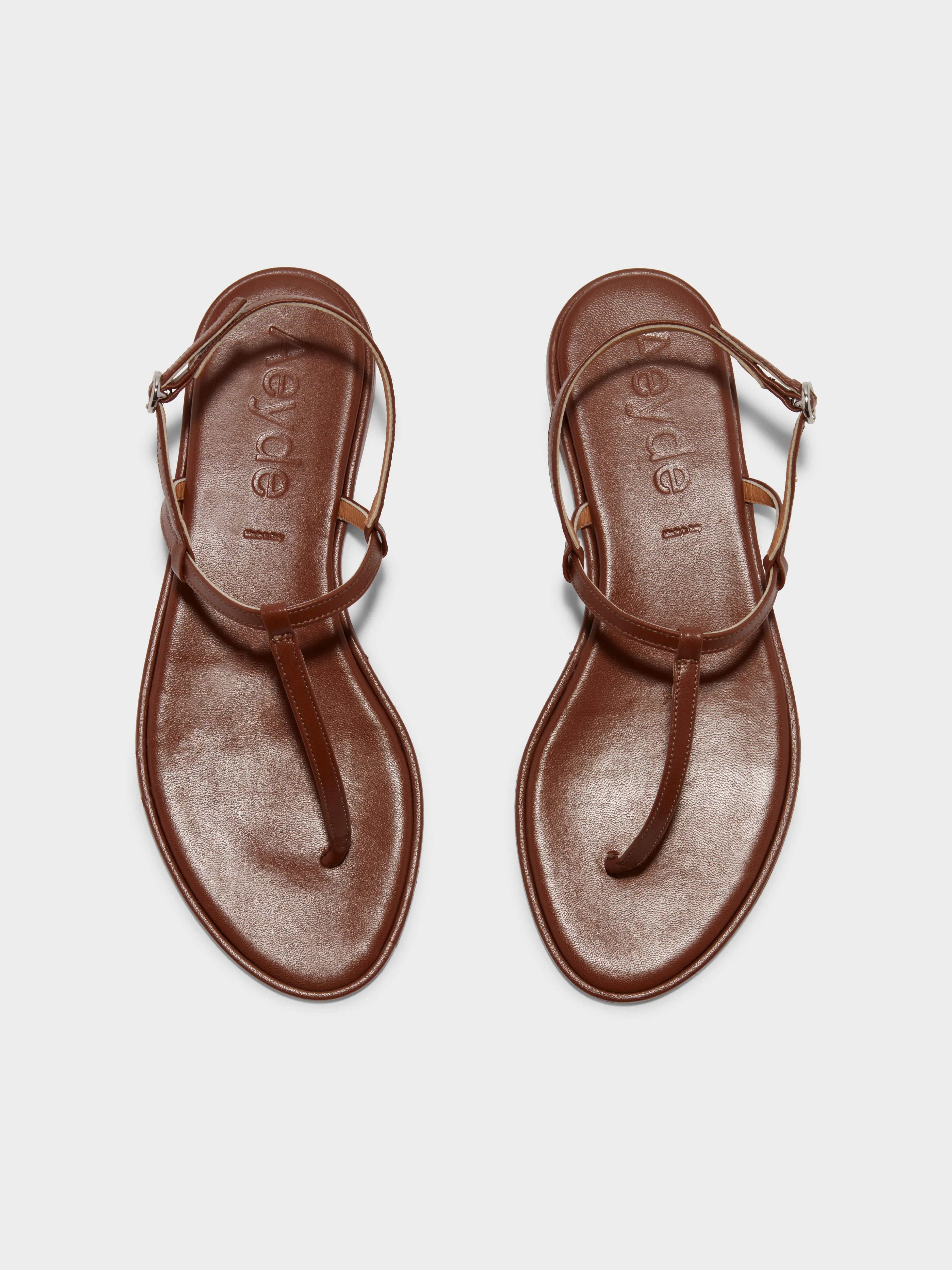 Nala Leather Toe-Post Sandals sold by Aeyde product image thumbnail 5