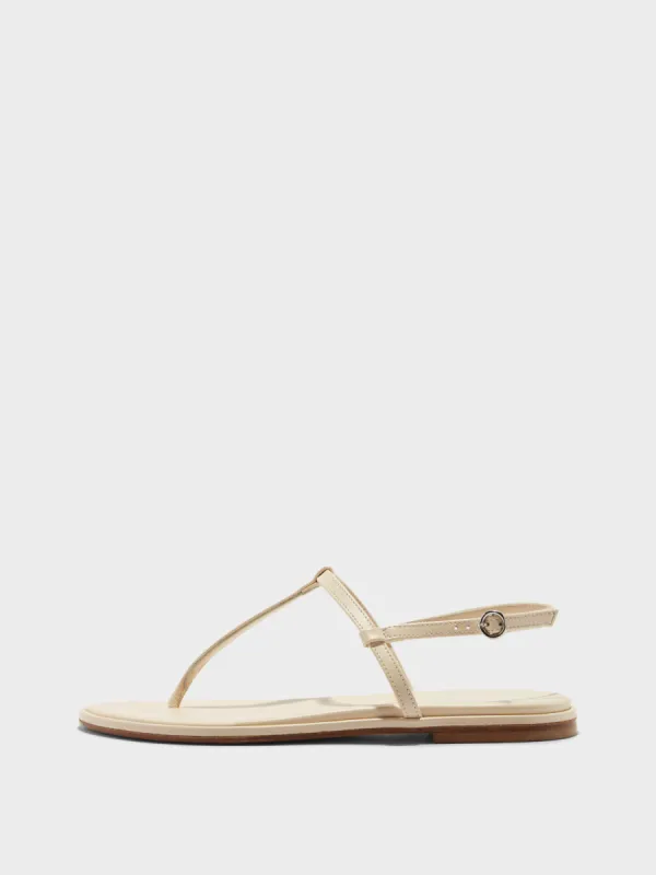 Nala Leather Toe-Post Sandals sold by Aeyde