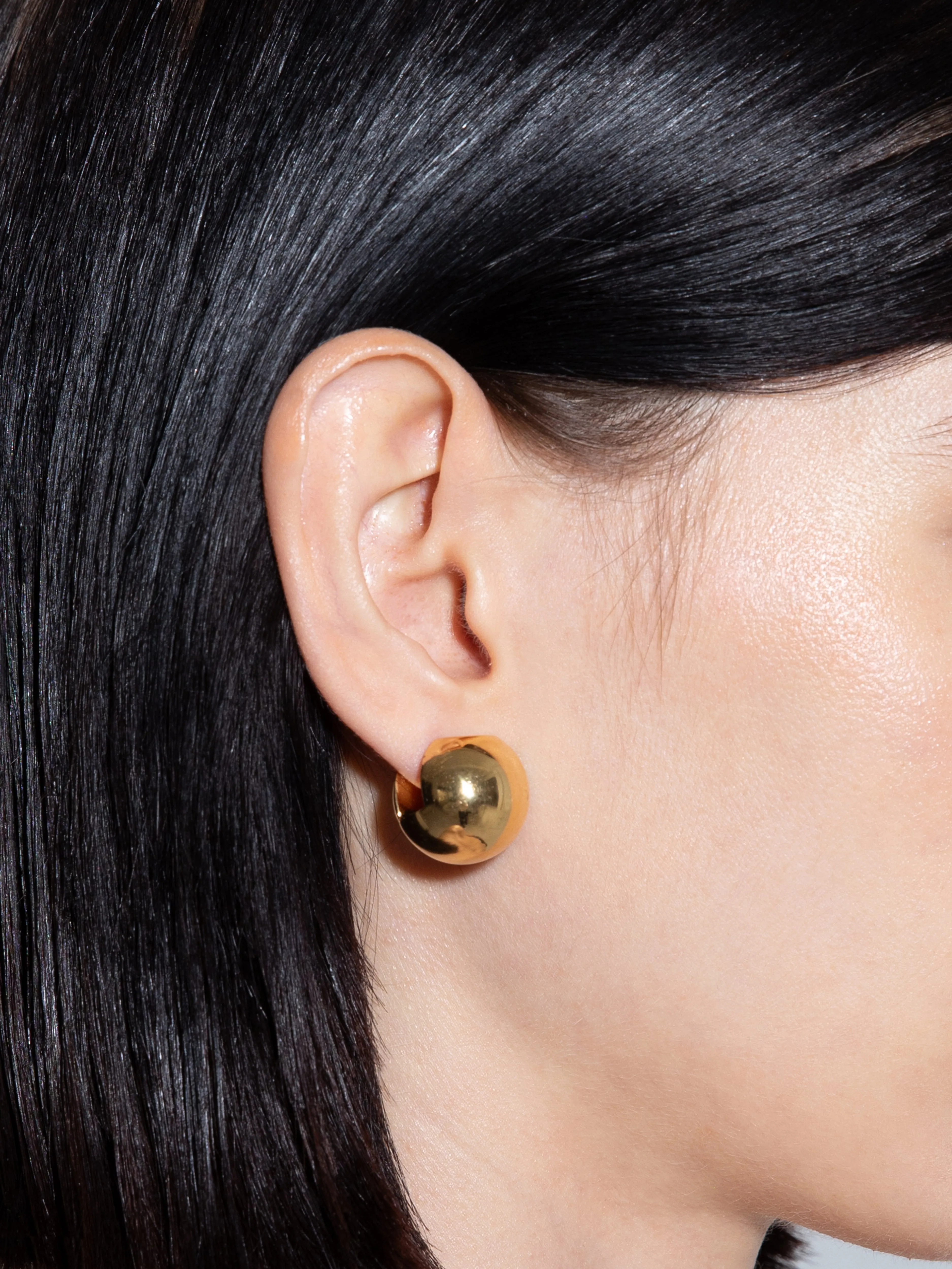 Alice Medium 18kt Gold-Plated Earrings sold by Aeyde product image thumbnail 5