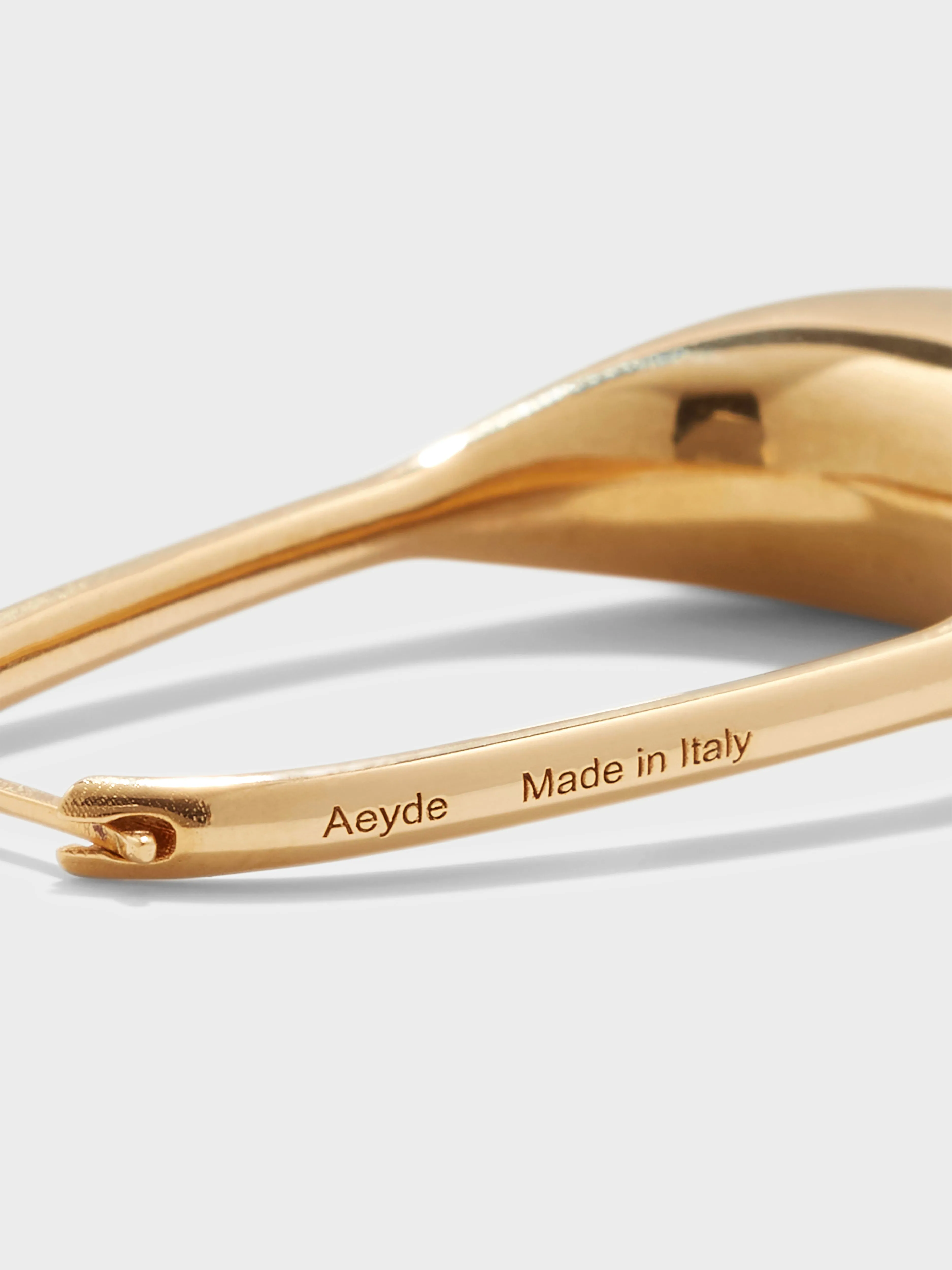 Eleanora 18kt Gold-Plated Hoop Earrings sold by Aeyde product image thumbnail 3